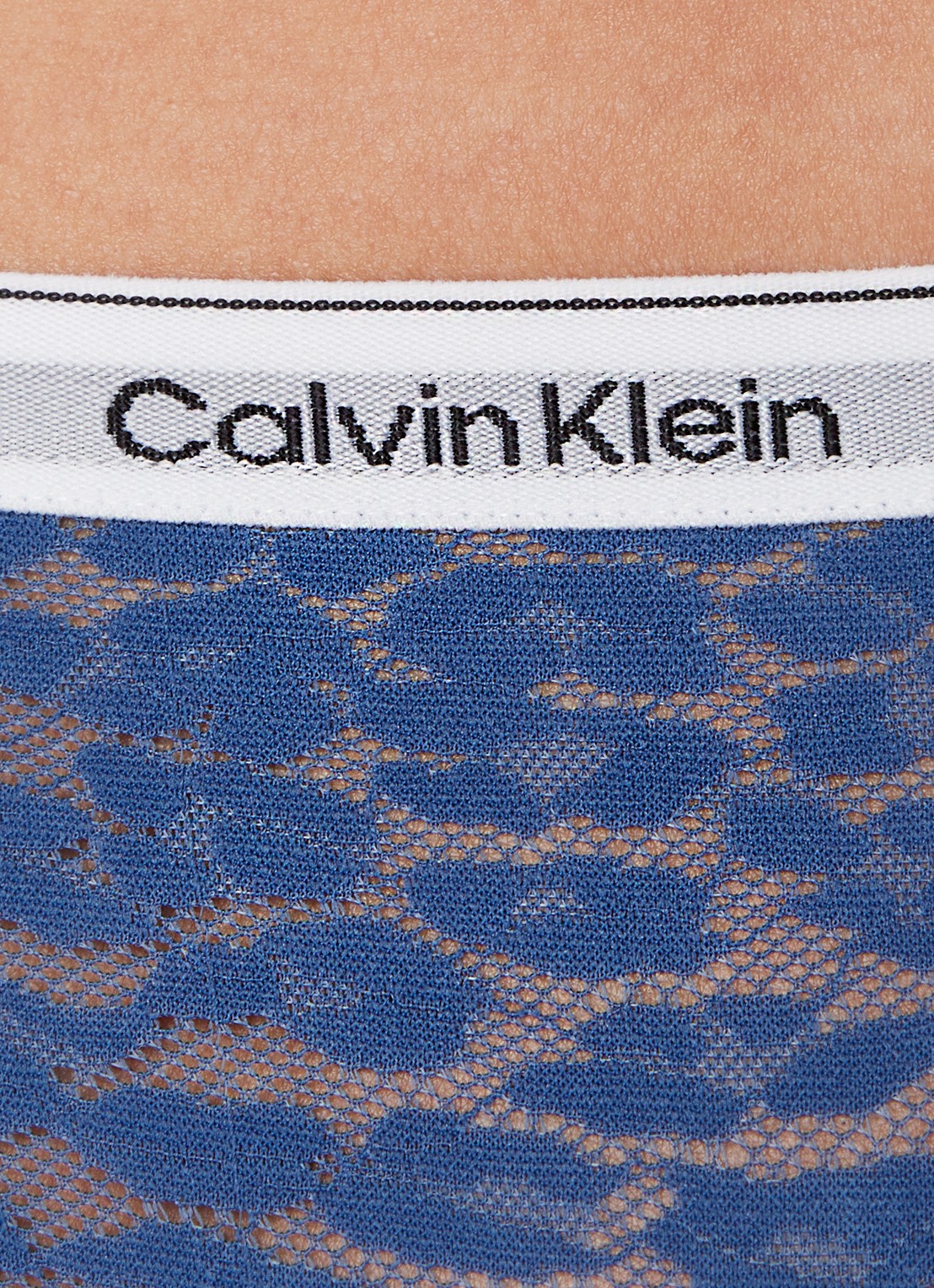 Calvin Klein Modern Logo slip van kant in 3-pack - detail 3 blauw