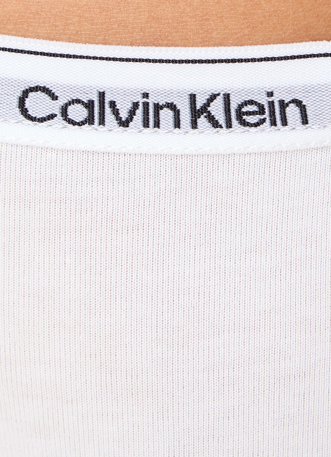 Calvin Klein Modern string met logoband - detail 4 white  / wit