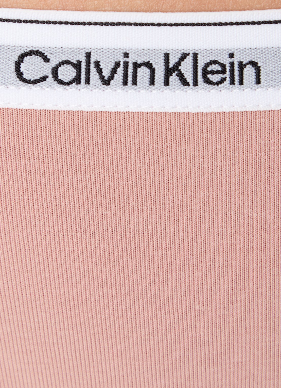 Calvin Klein Modern string met logoband - detail 4 subdued  / beige