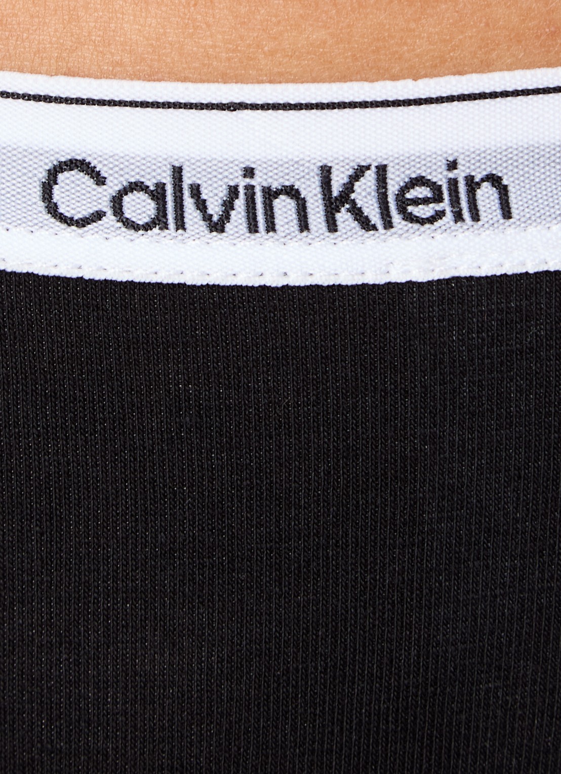 Calvin Klein Modern string met logoband - detail 8 black  / zwart