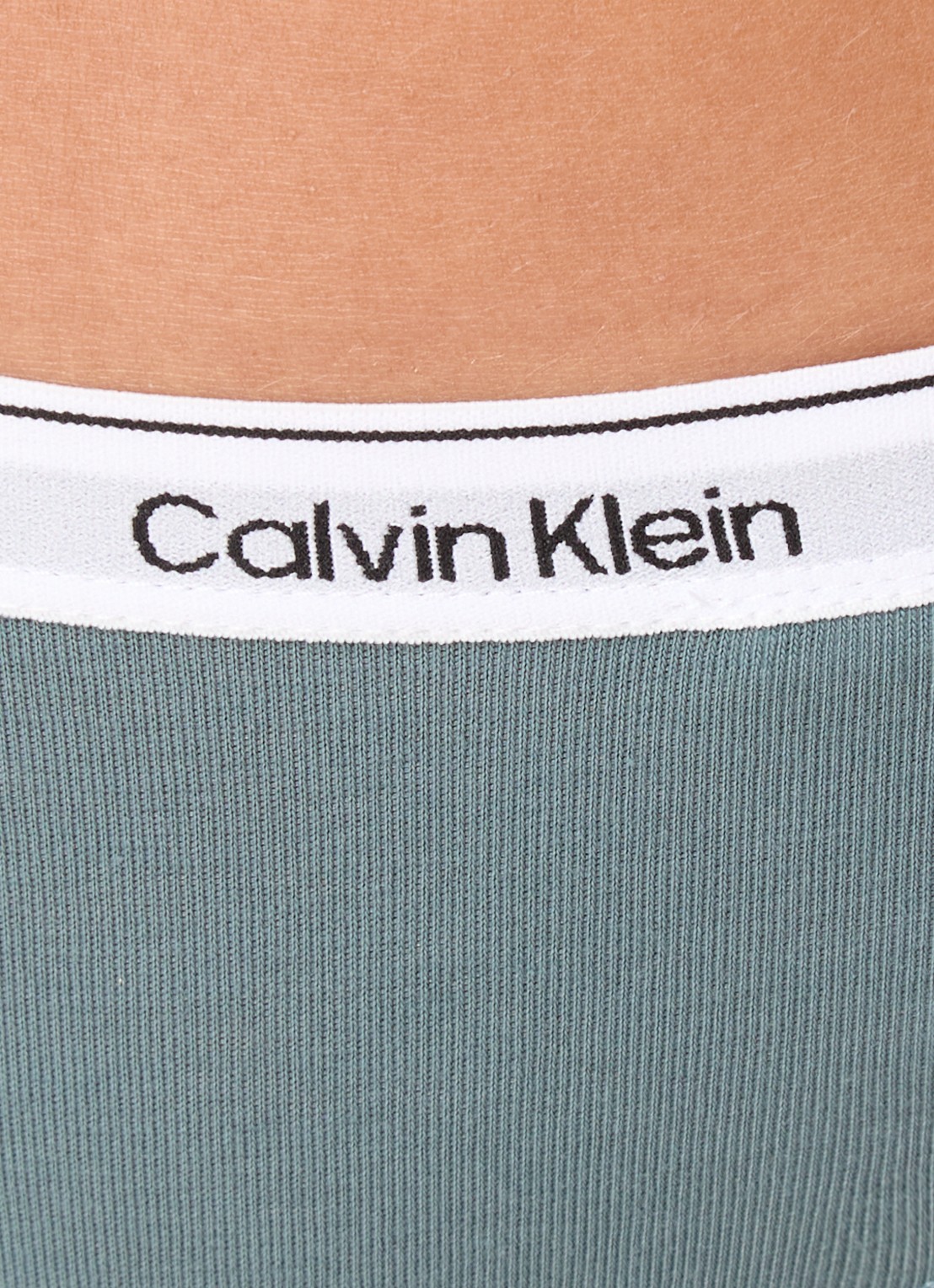 Calvin Klein Modern string met logoband - detail 3 blue performance / blauw