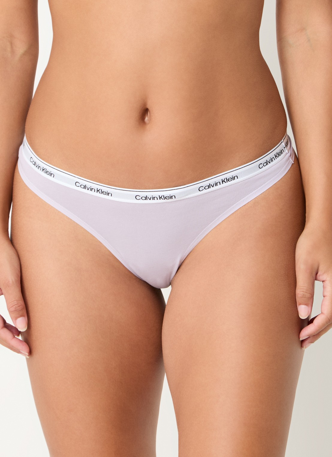 Calvin Klein Modern string met logoband - detail 2 lilac sugar / paars