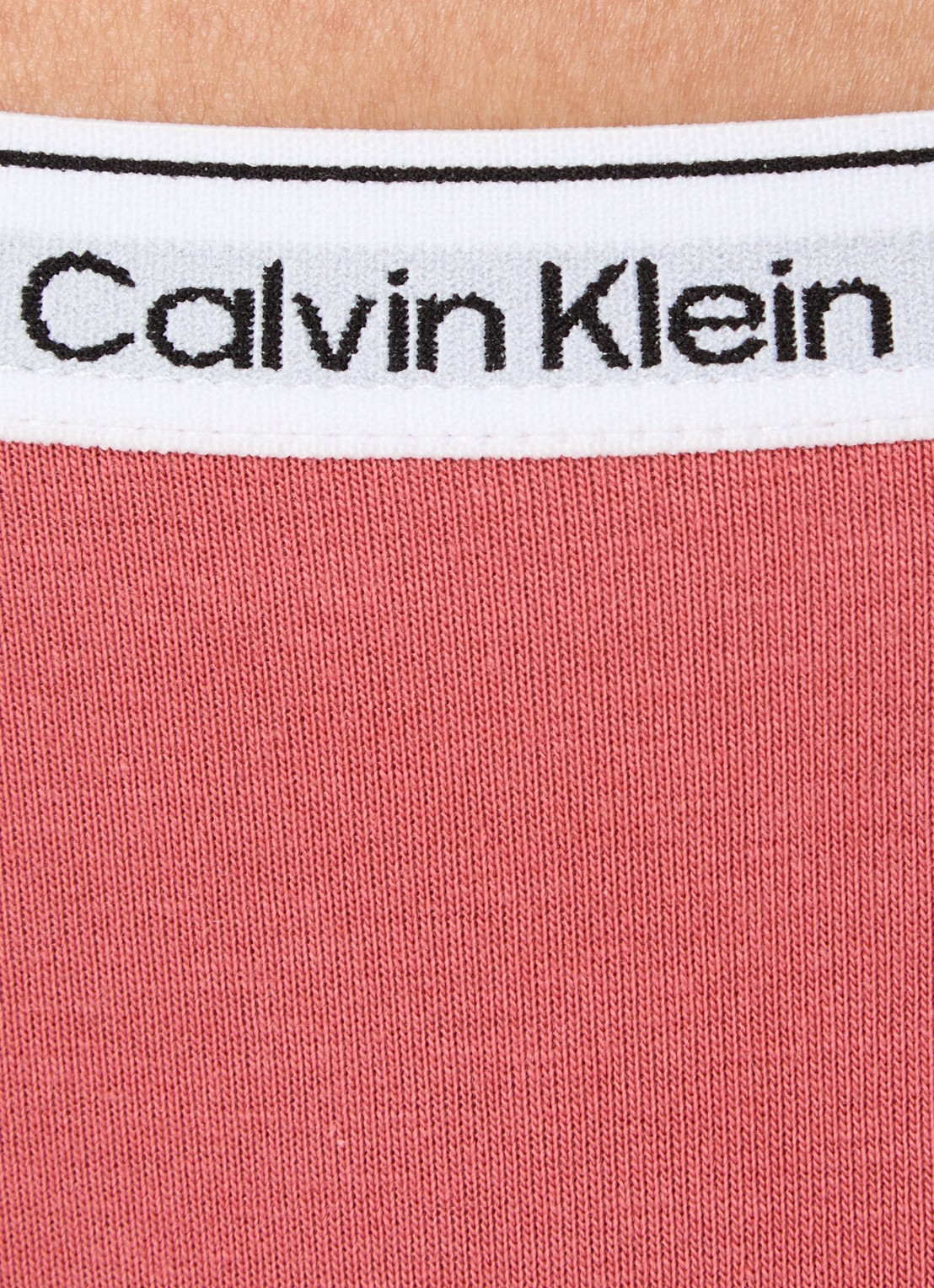 Calvin Klein Modern string met logoband - detail 4 dusty cedar / oranje