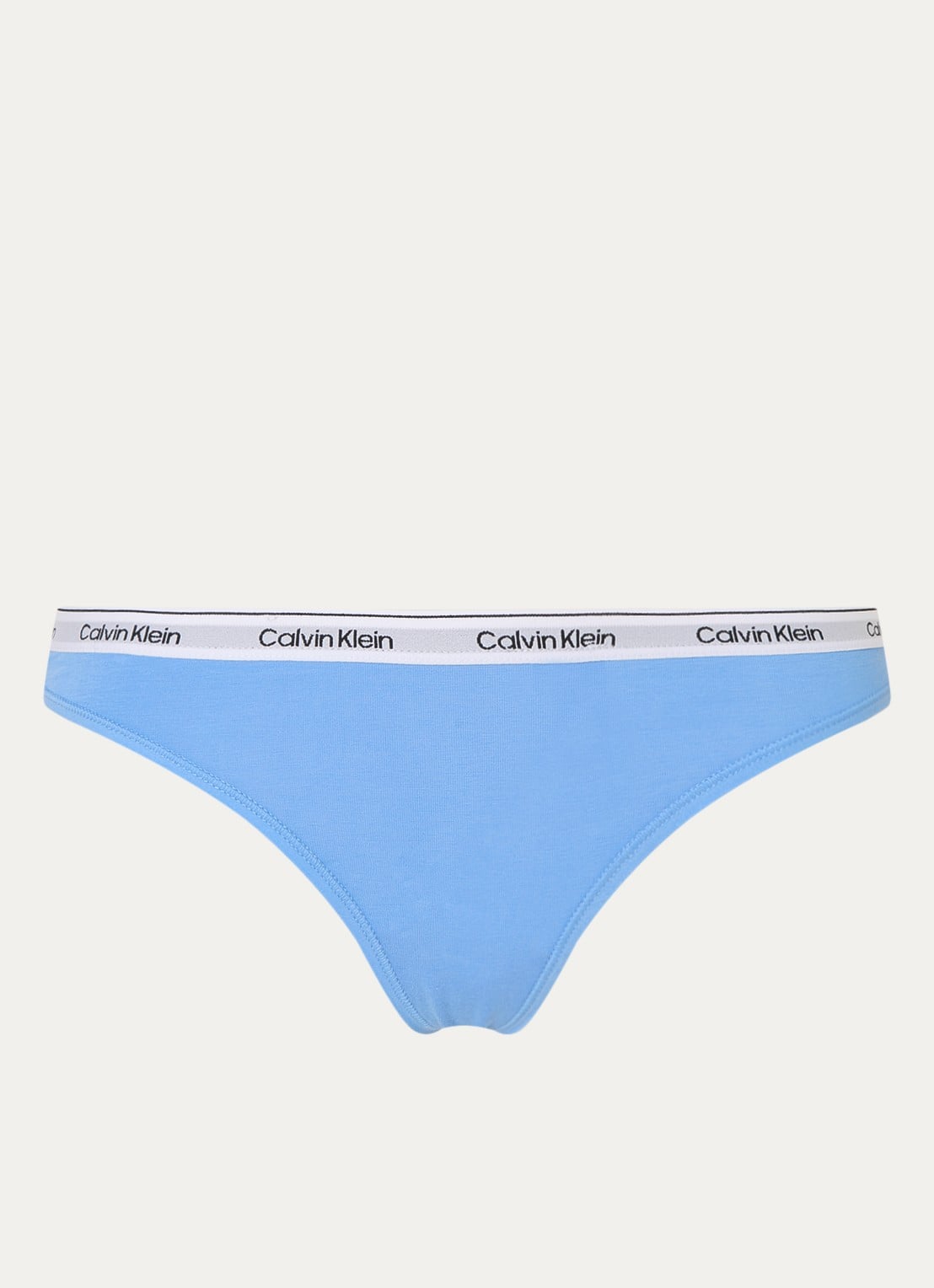 Calvin Klein Modern string met logoband - voorkant blue bay / blauw