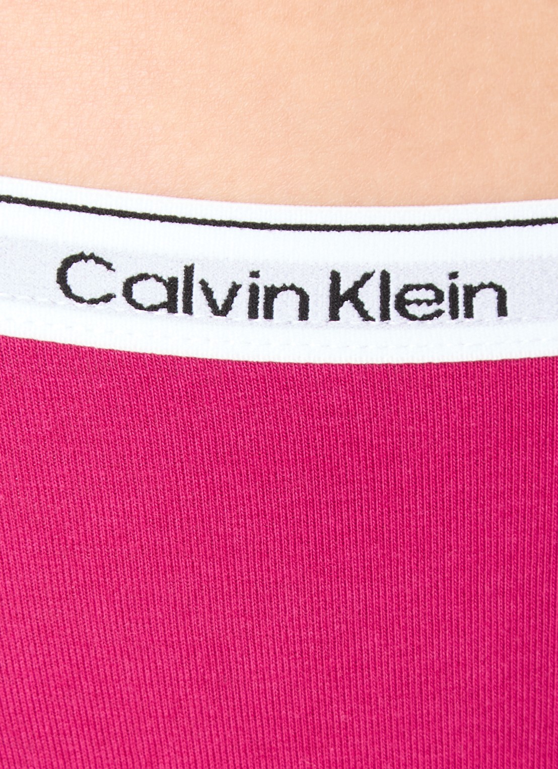 Calvin Klein Modern string met logoband - detail 3 jewel / roze