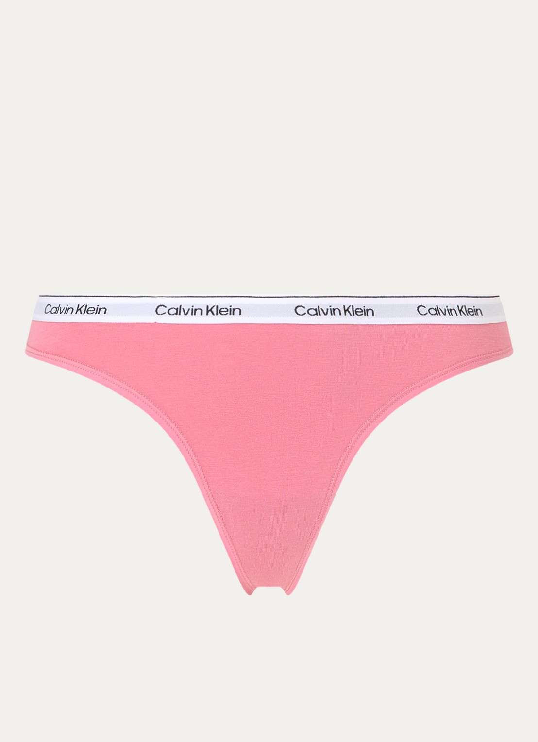 Calvin Klein Modern string met logoband - voorkant berry pink / roze