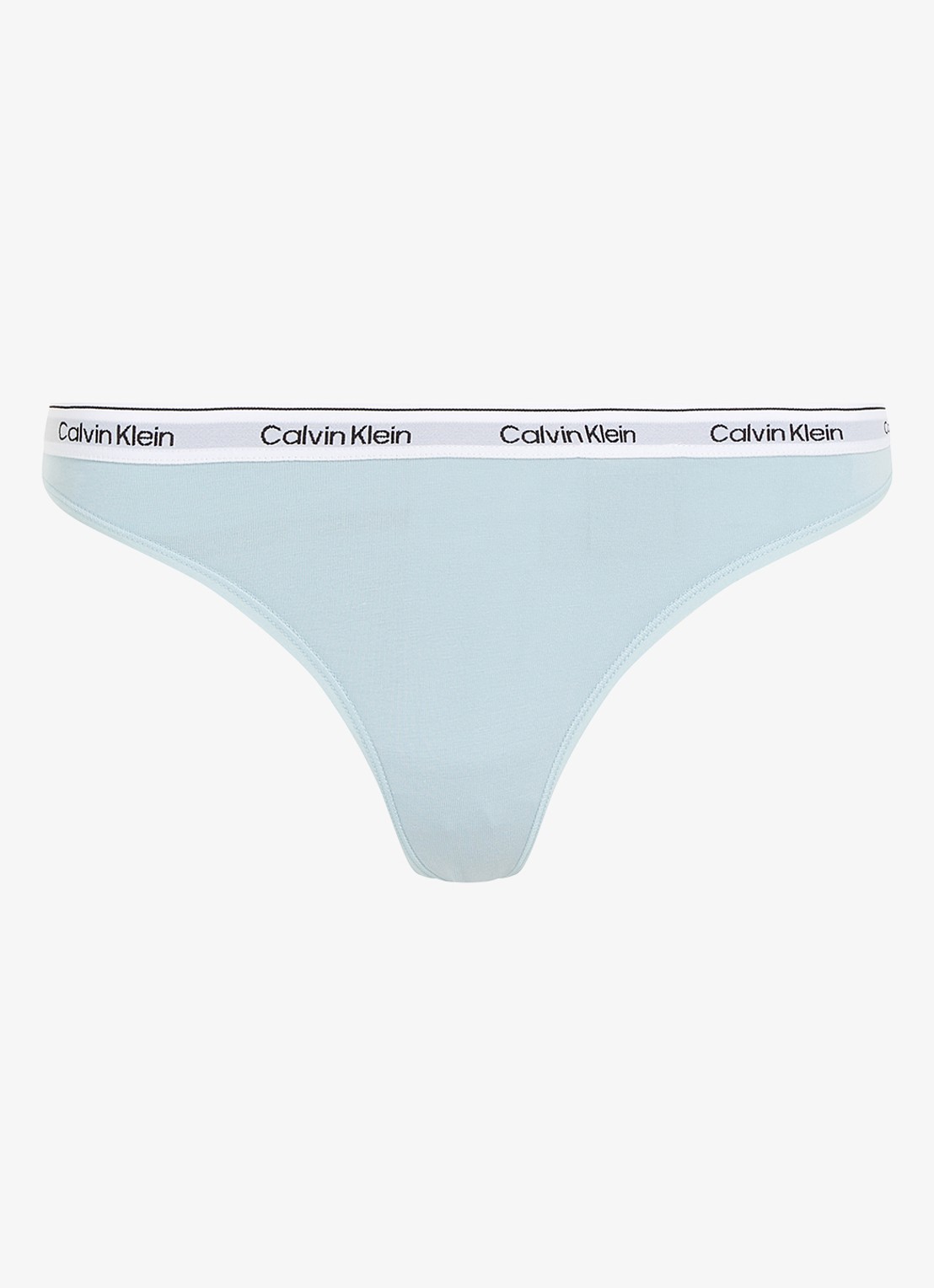 Calvin Klein Modern string met logoband - voorkant 3 sterling blue / blauw