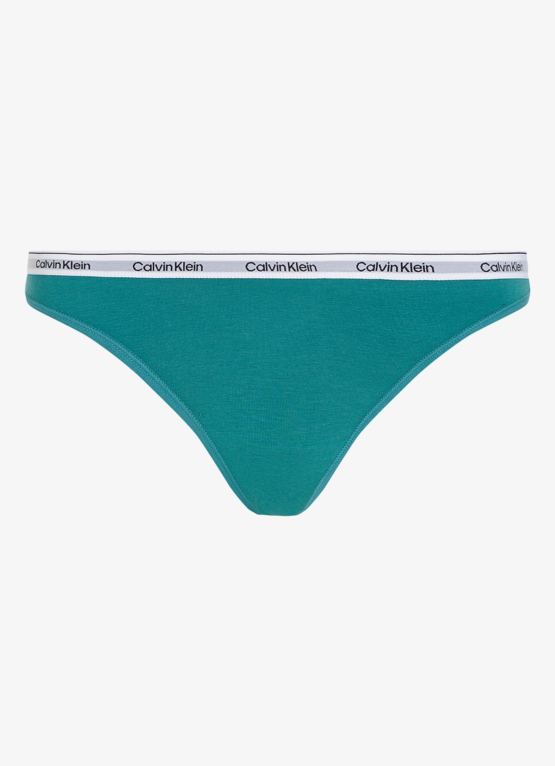 Calvin Klein Modern string met logoband - voorkant lively teal / groen