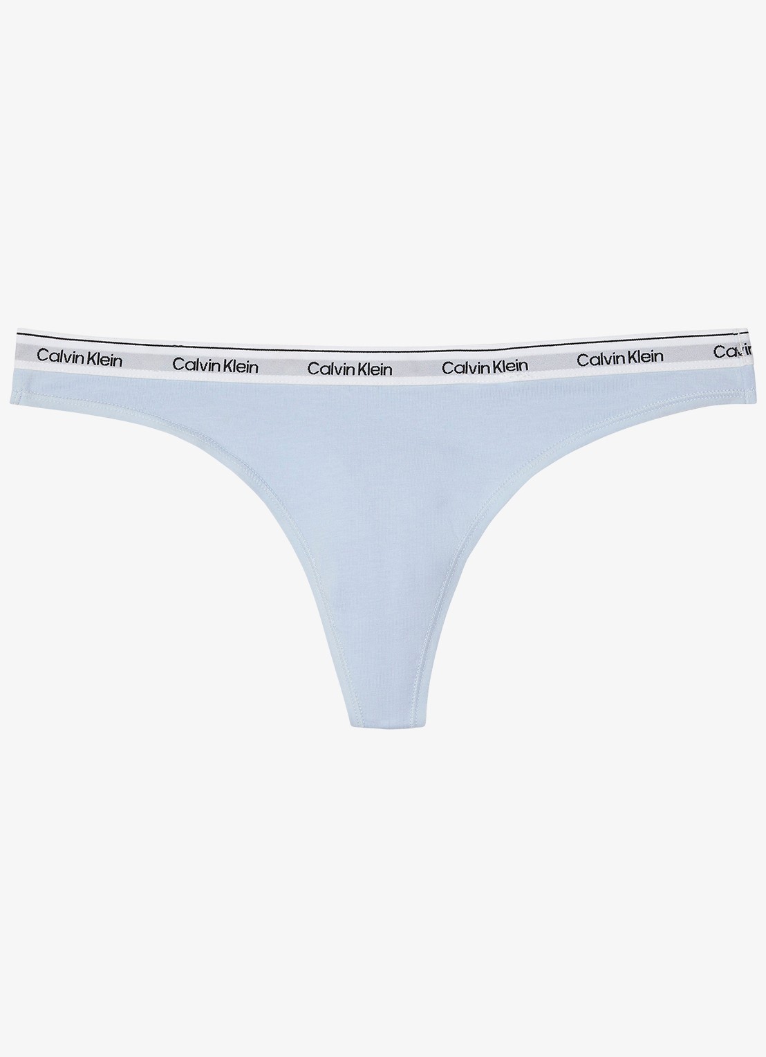 Calvin Klein Modern string met logoband - voorkant breezy blue-c1o / blauw