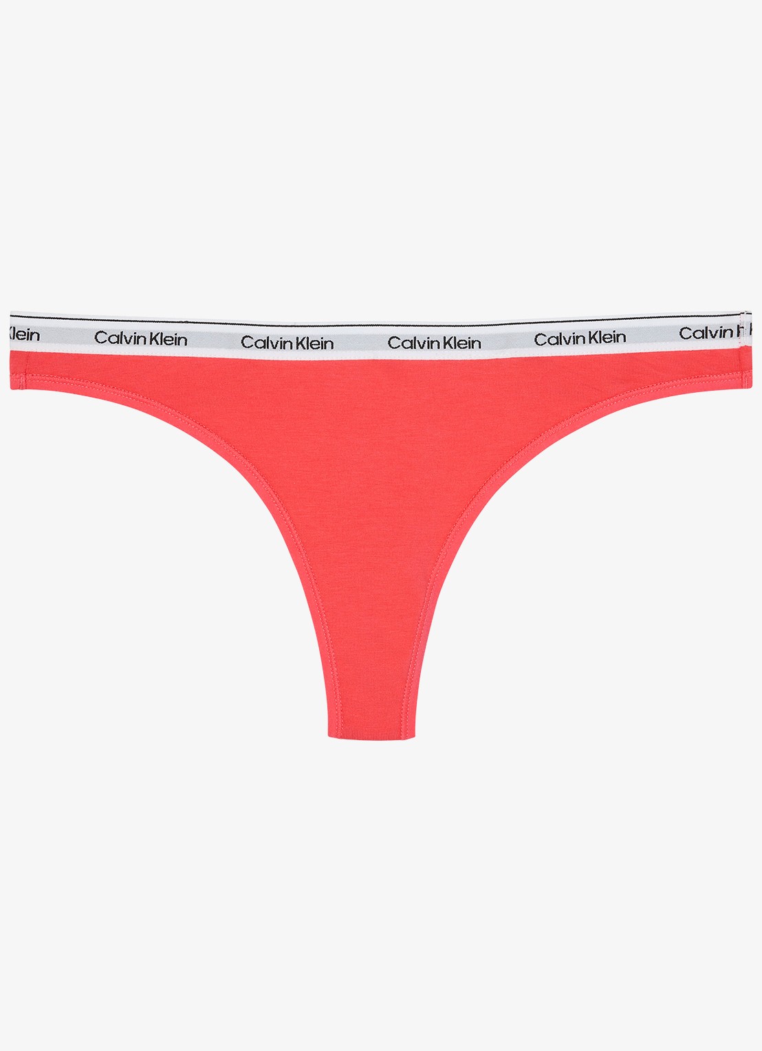 Calvin Klein Modern string met logoband - voorkant punch pink-xkp / roze