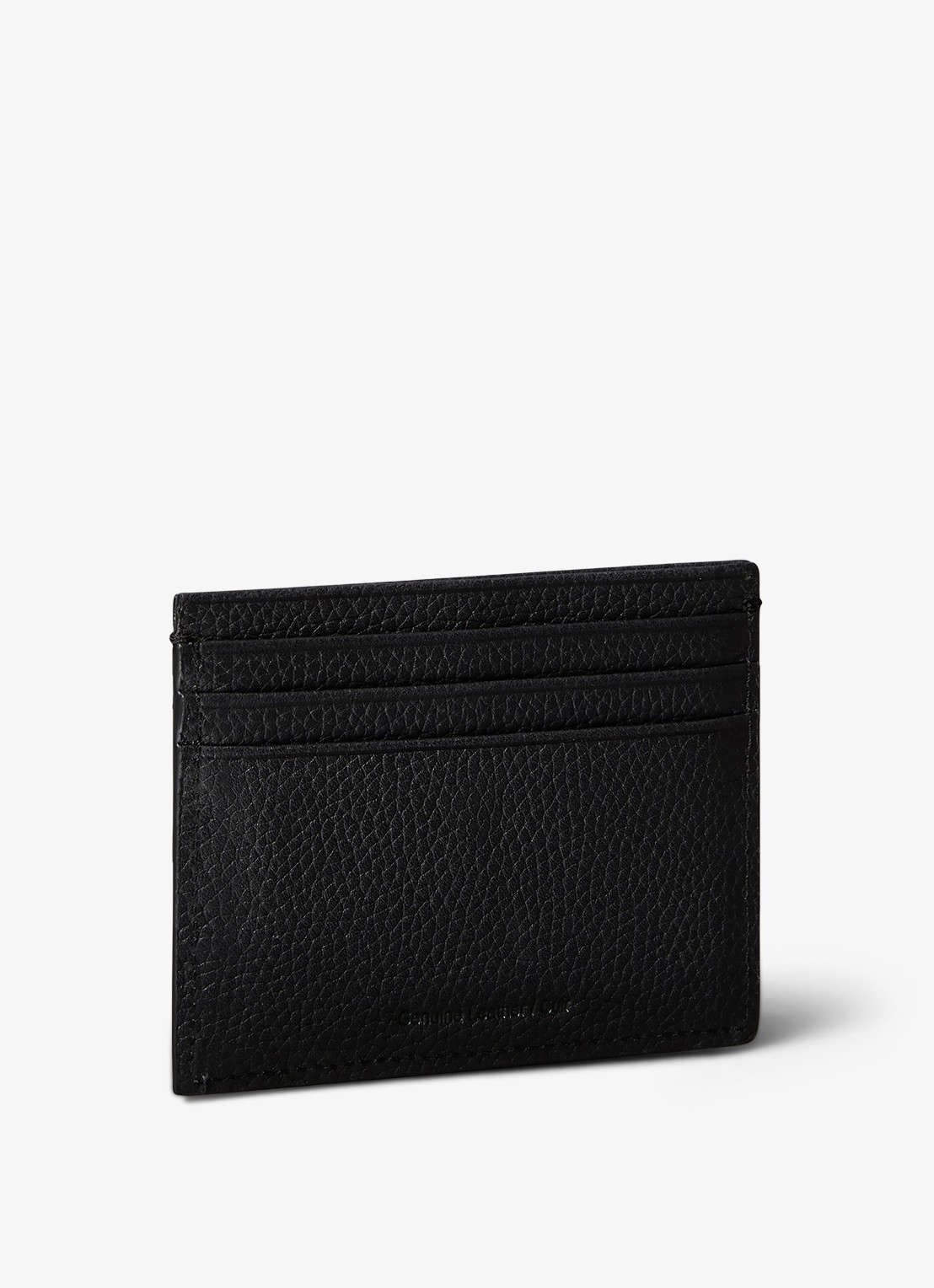 Calvin Klein Pasjeshouder van leer met logo - detail 2 zwart