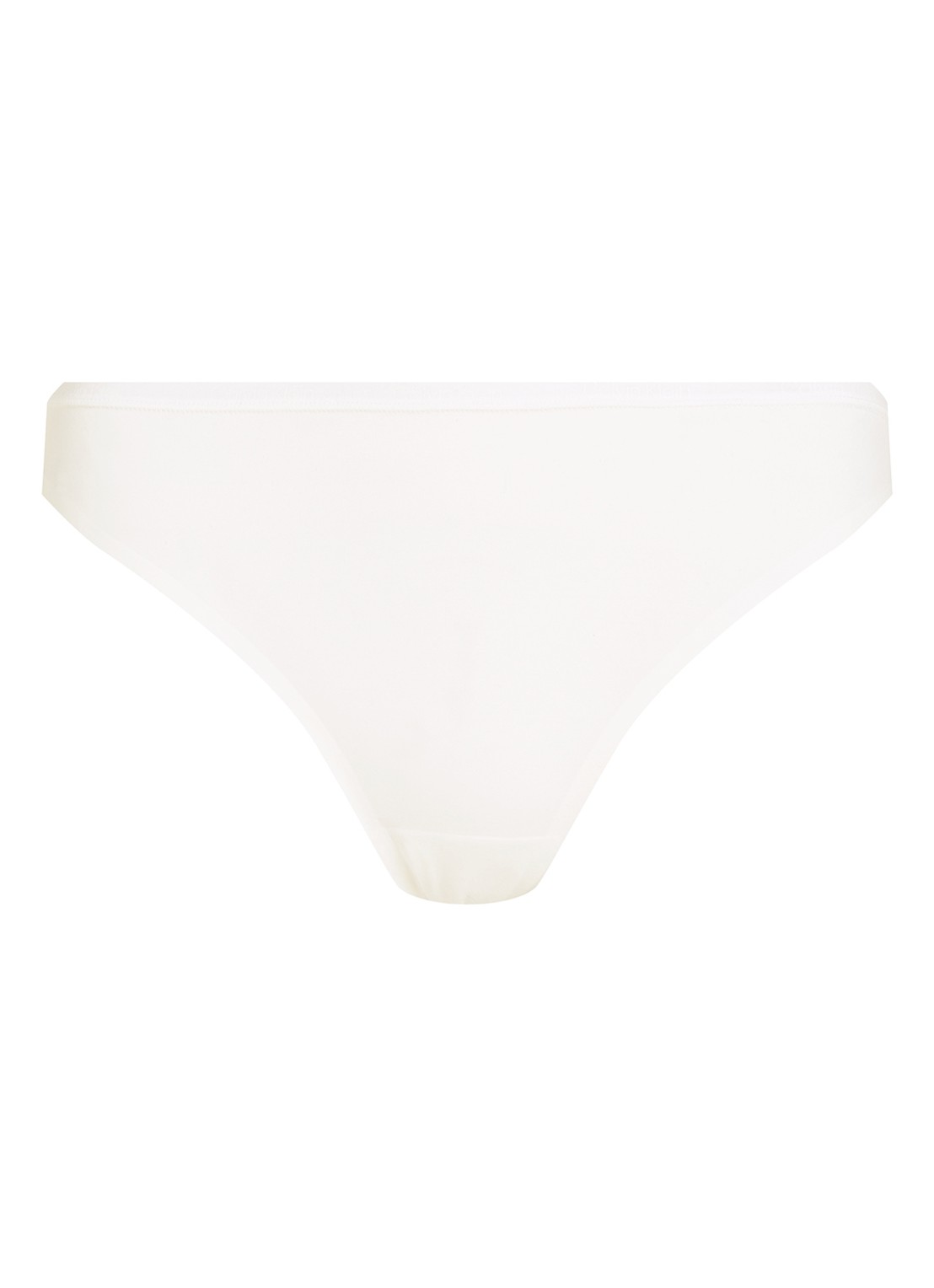 Calvin Klein Perfectly fit slip met logoband - voorkant 3 wit