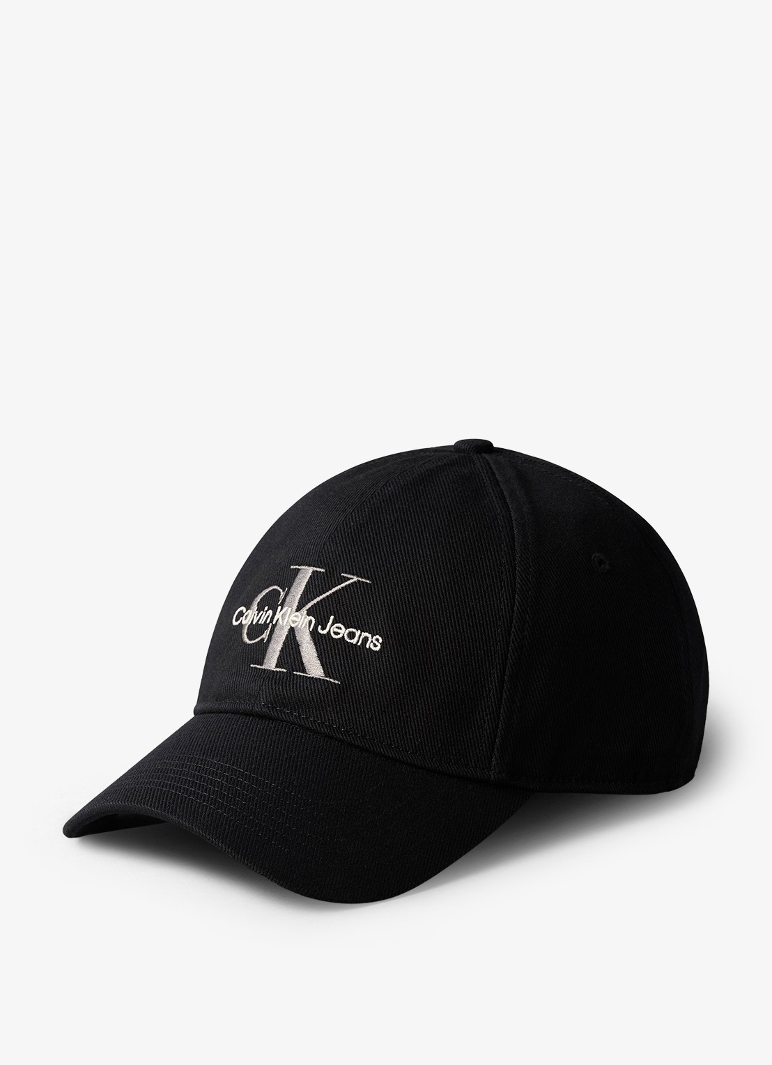 Calvin Klein Pet met borduring - voorkant zwart