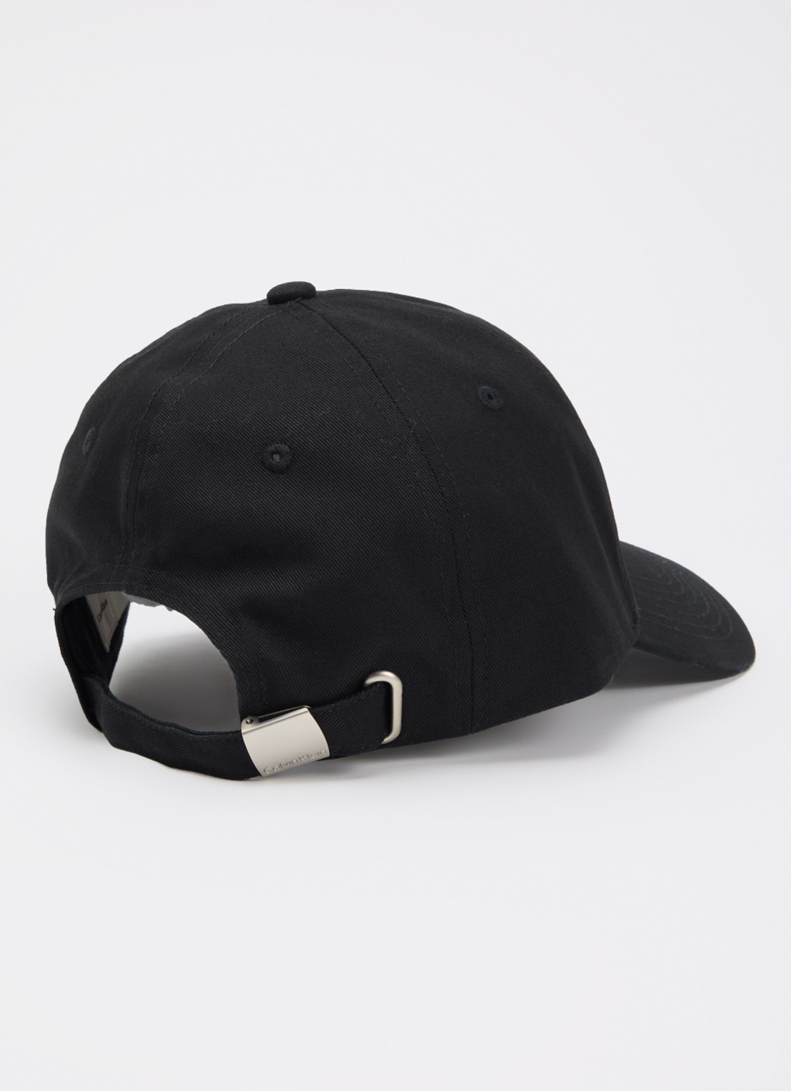 Calvin Klein Pet met logo borduring - voorkant 3 zwart