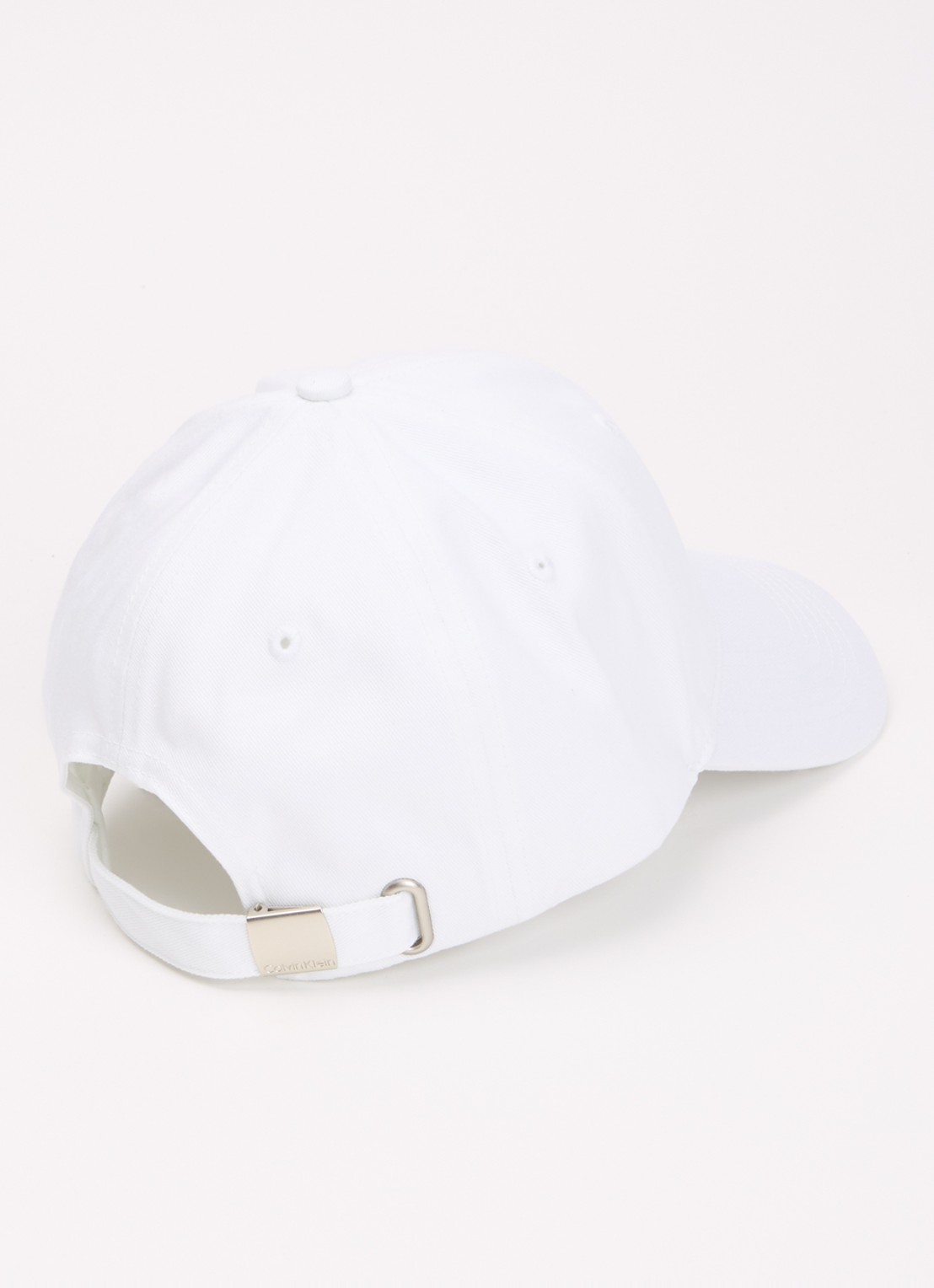 Calvin Klein Pet met logo borduring - detail 2 wit