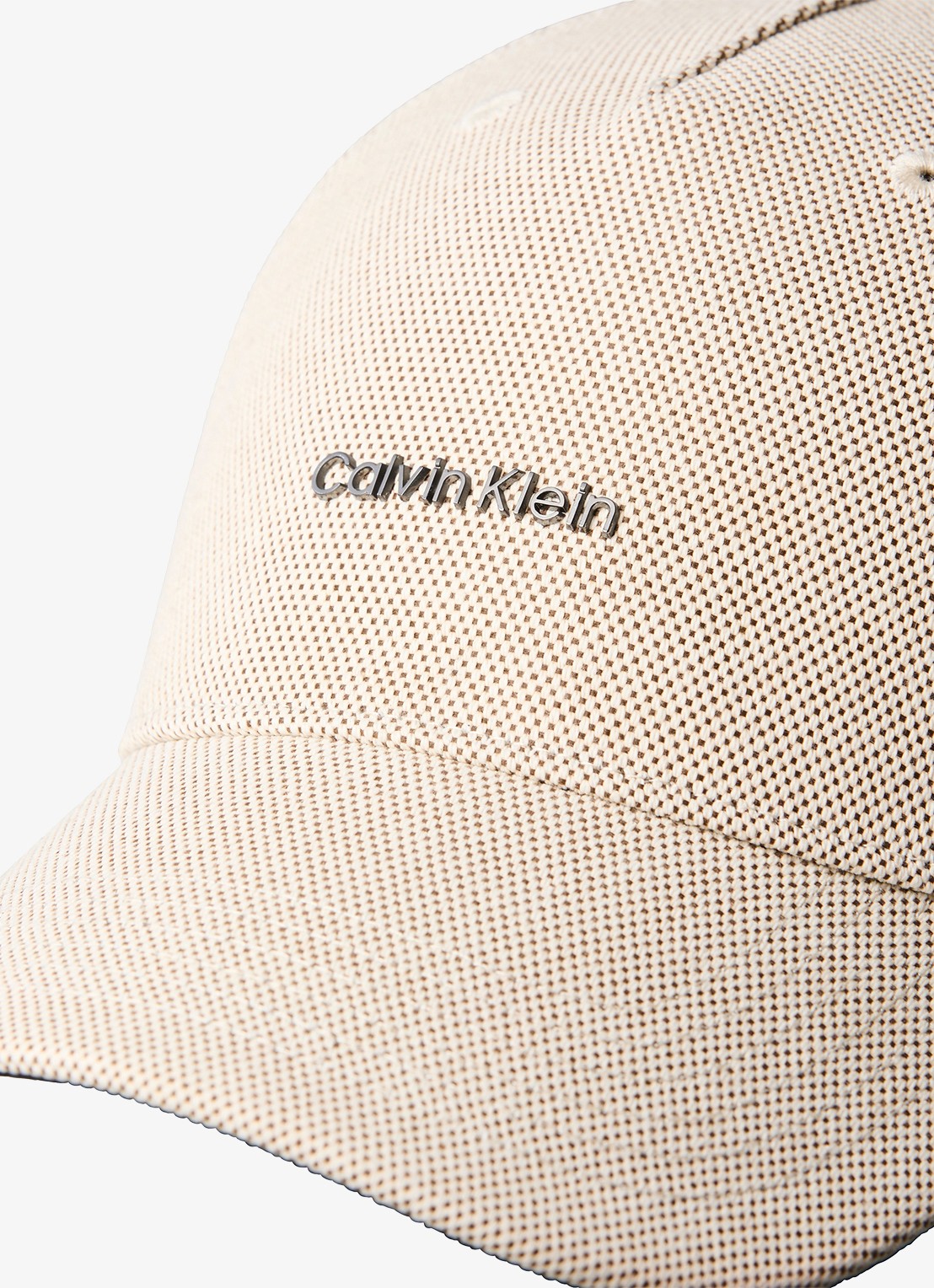 Calvin Klein Pet met logo - detail beige