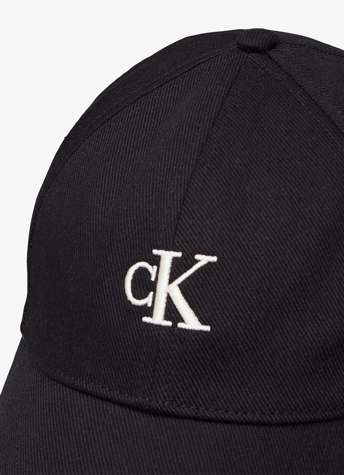 Calvin Klein Pet met logoborduring - detail 4 zwart