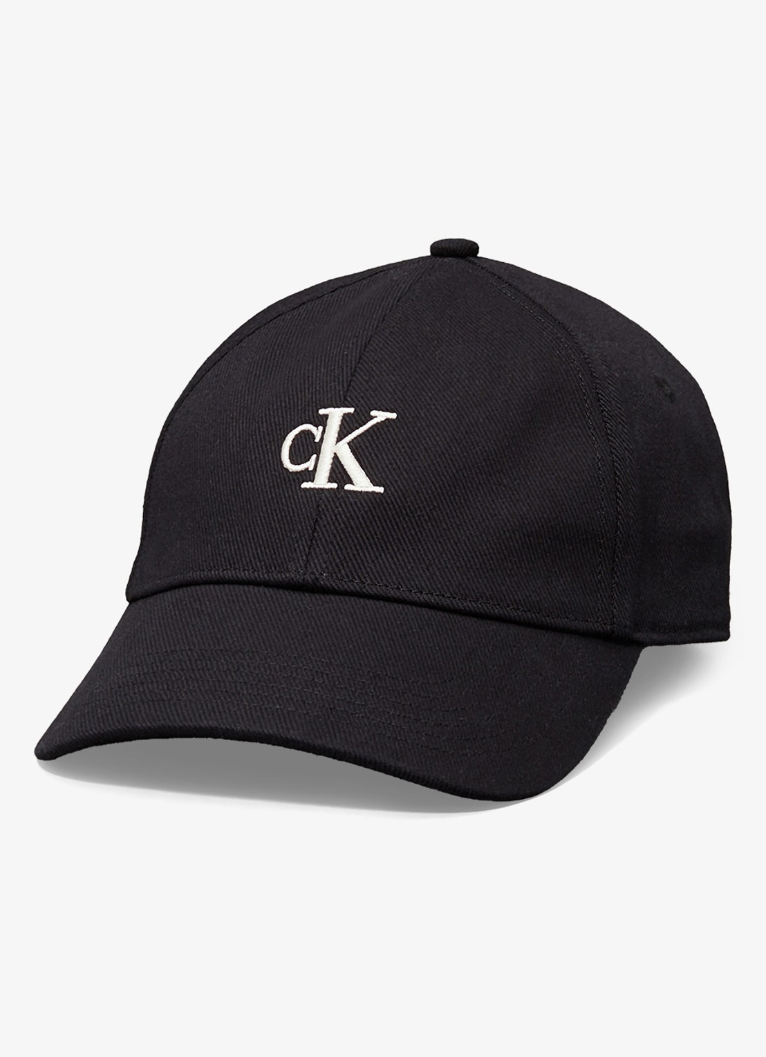 Calvin Klein Pet met logoborduring - voorkant 5 zwart