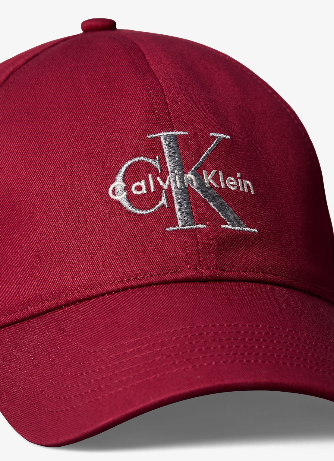 Calvin Klein Pet met logoborduring - voorkant 2 rood