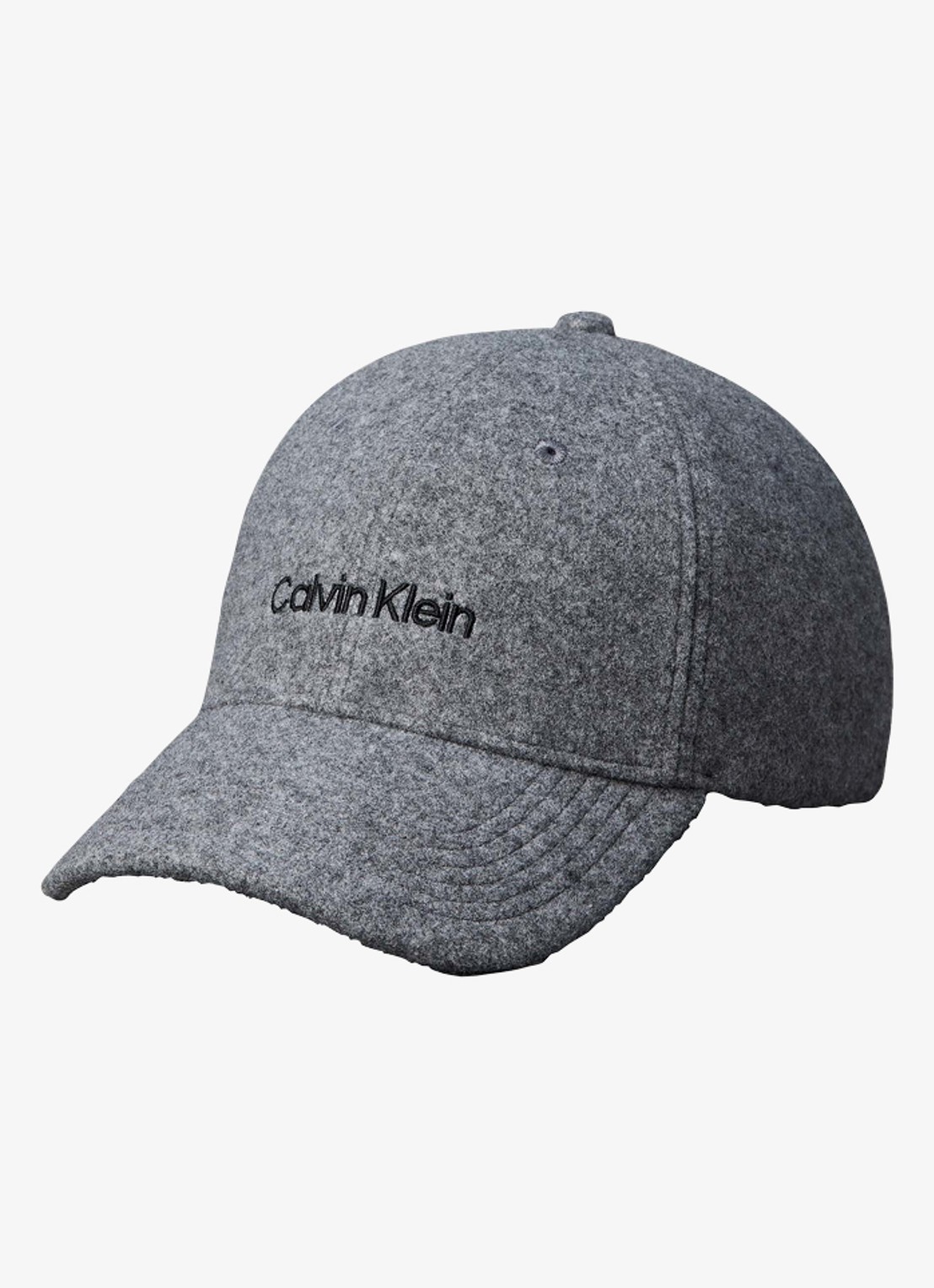 Calvin Klein Pet met logoborduring - voorkant 2 middengrijs