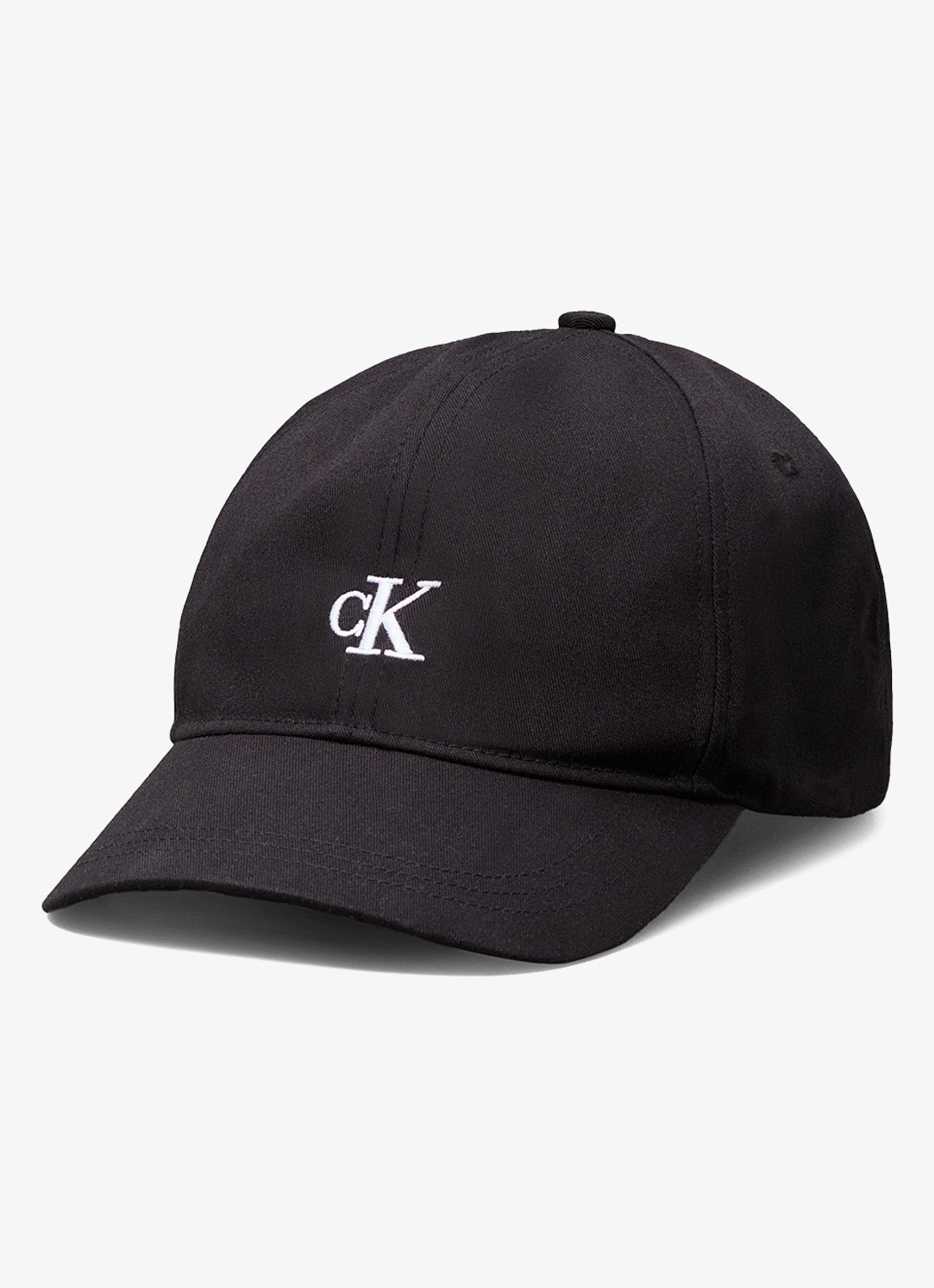 Calvin Klein Pet met logoborduring - voorkant 5 zwart