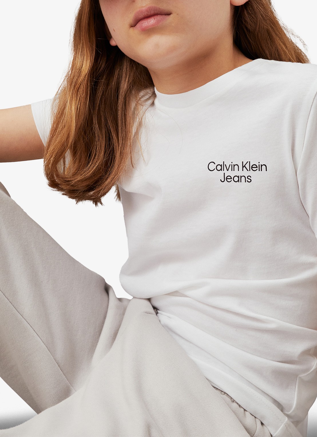 Calvin Klein Pet met logoborduring - voorkant 6 zwart