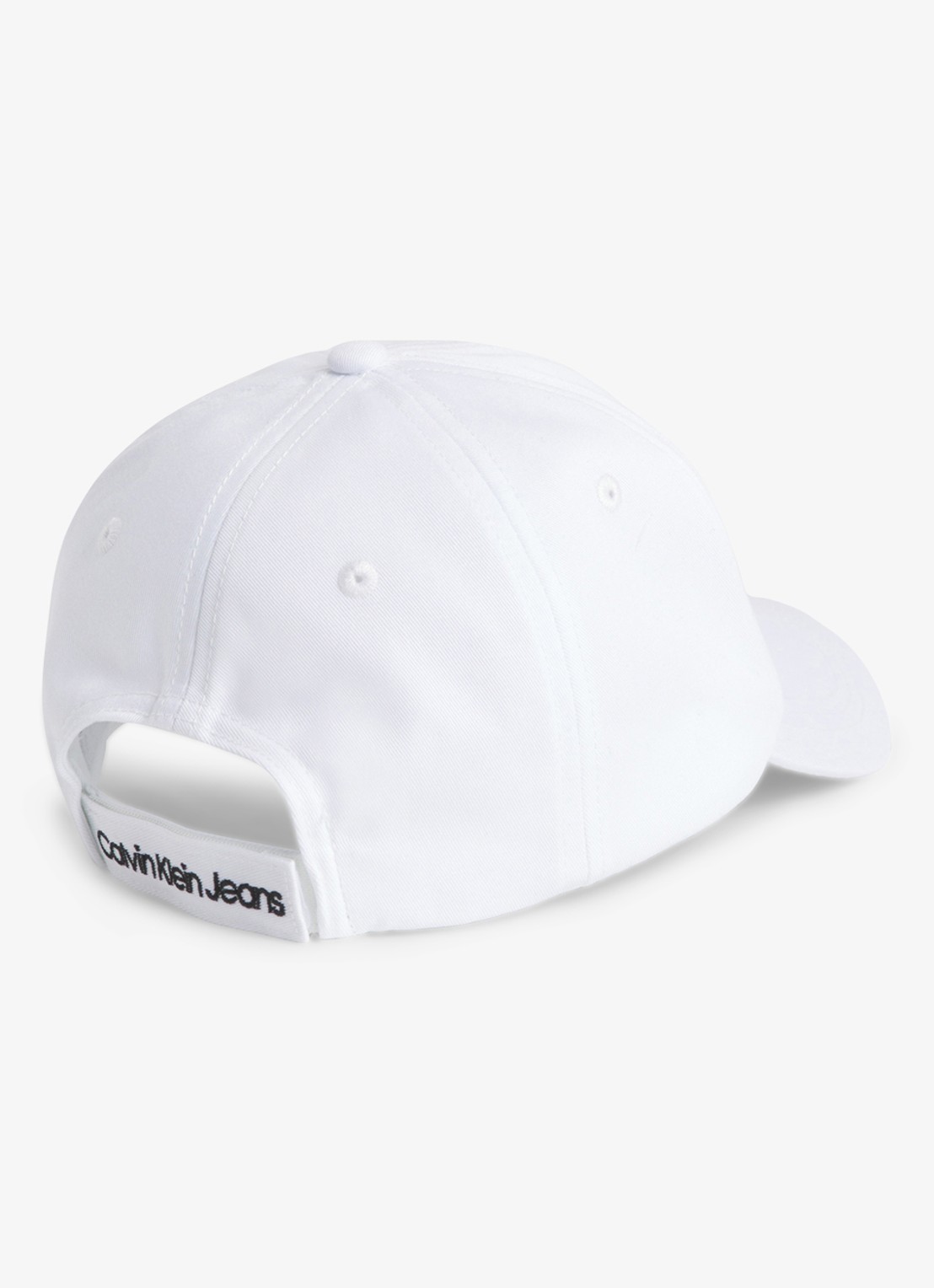 Calvin Klein Pet met logoborduring - achterkant 3 wit