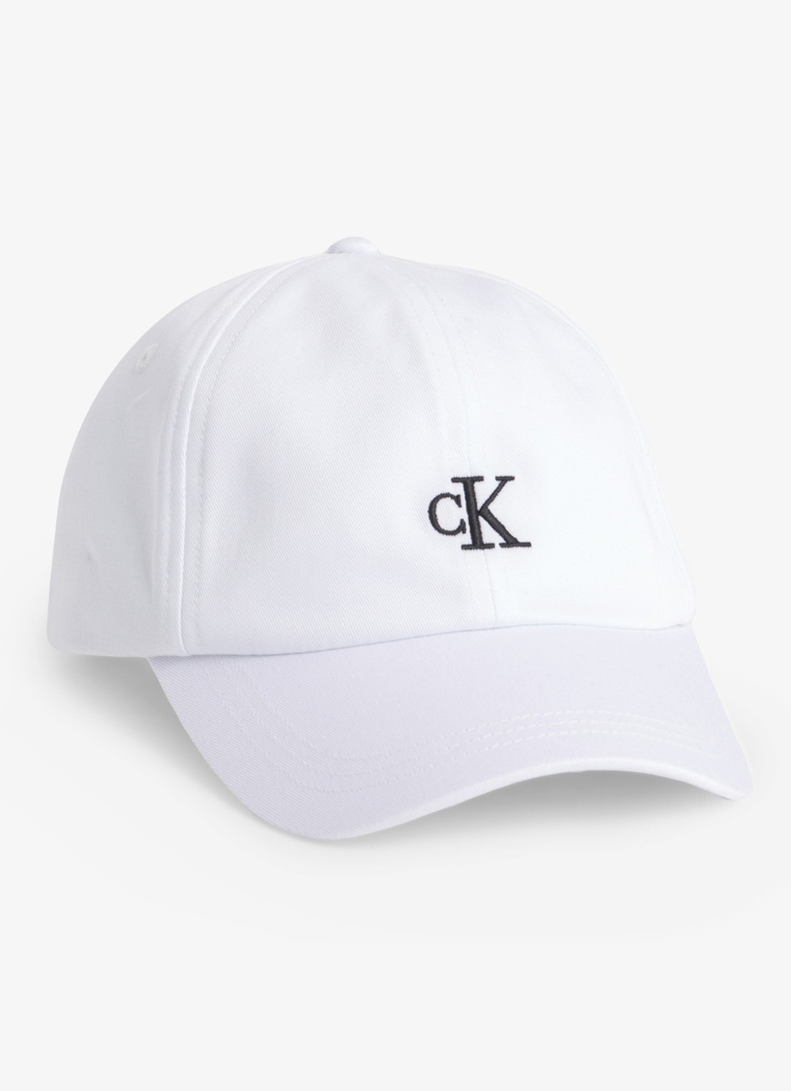 Calvin Klein Pet met logoborduring - voorkant wit