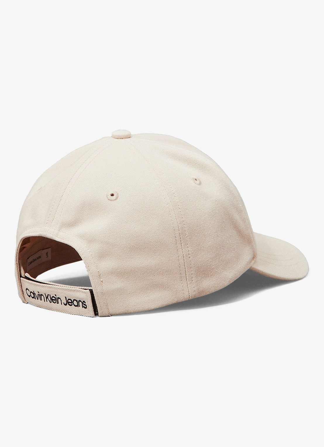Calvin Klein Pet met logoborduring - achterkant 7 taupe