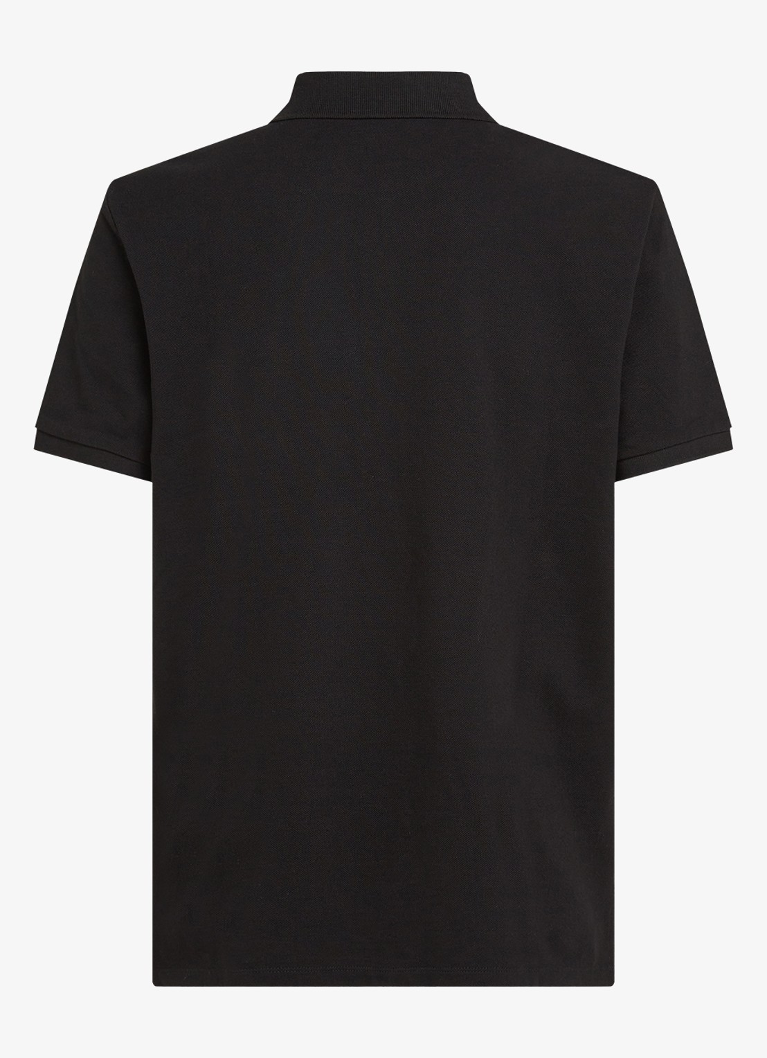 Calvin Klein Polo van piqué katoen met logoborduring - detail 7 zwart