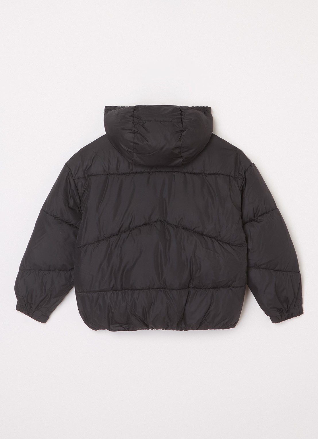 Calvin Klein Puffer jack met steekzakken - achterkant 7 zwart