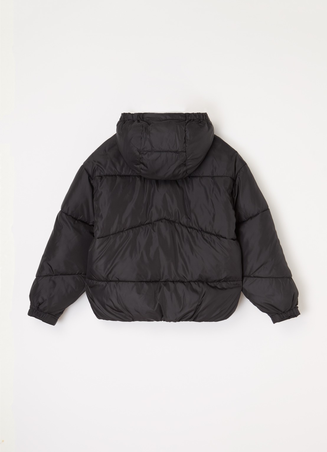 Calvin Klein Puffer jack met steekzakken - achterkant 8 zwart