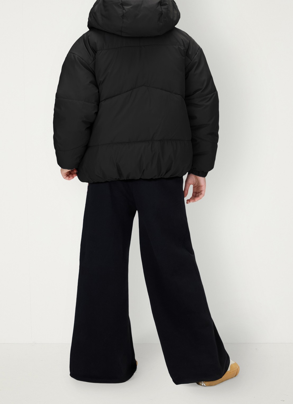 Calvin Klein Puffer jack met steekzakken - achterkant 9 zwart