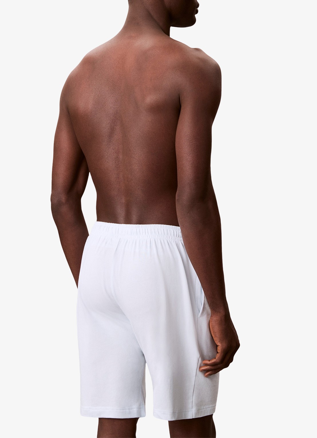 Calvin Klein Pyjamabroek met logo - achterkant wit