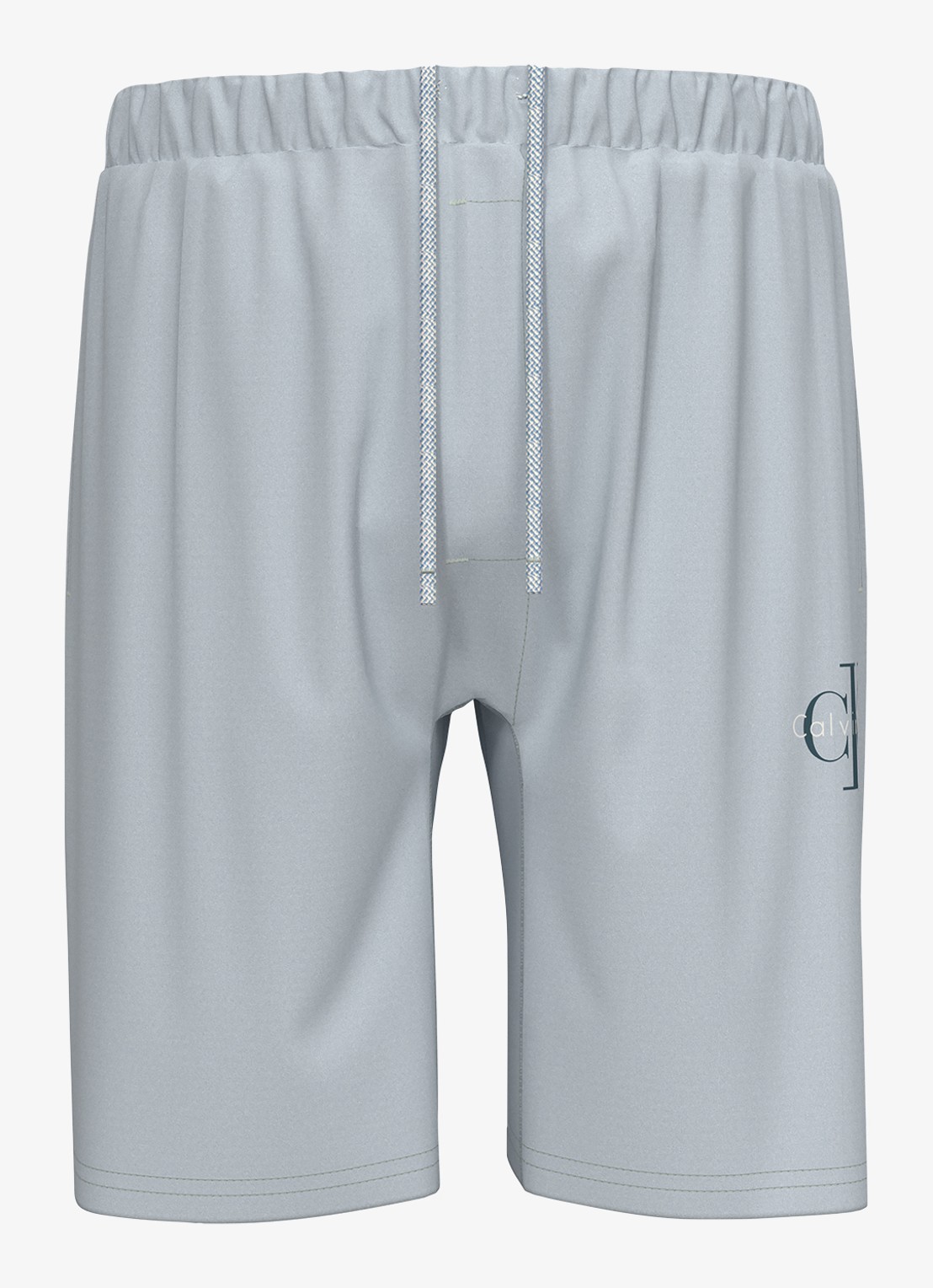 Calvin Klein Pyjamabroek met logo - voorkant 2 wit