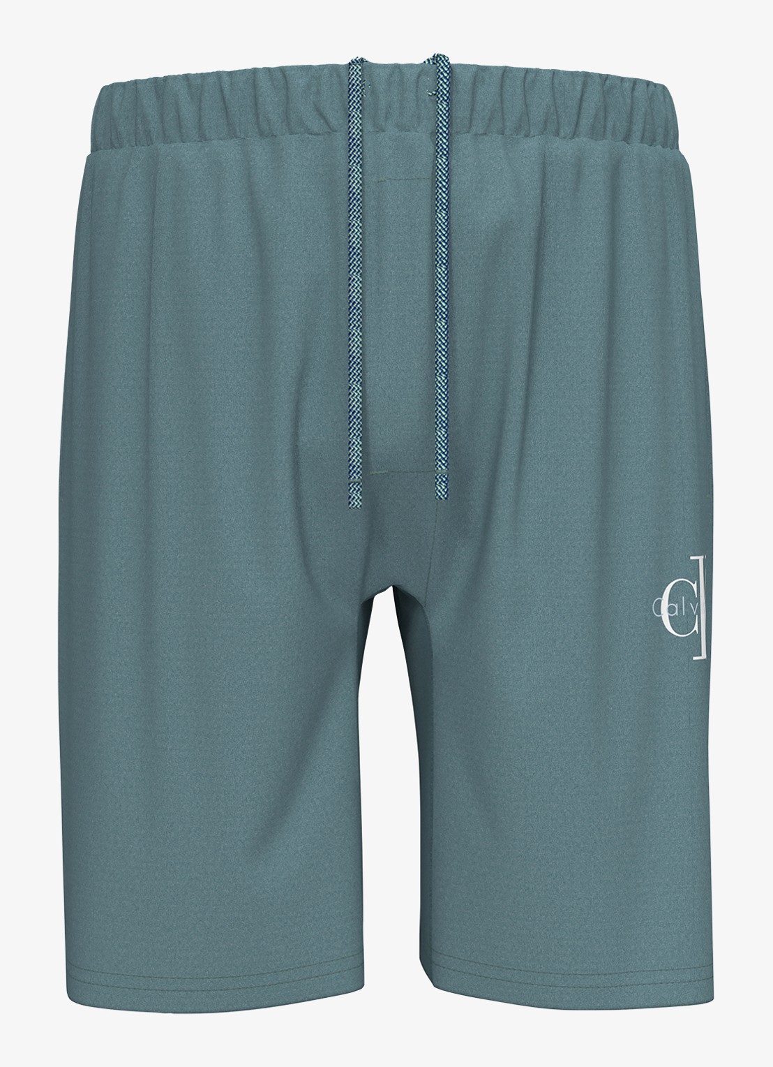 Calvin Klein Pyjamabroek met logo - voorkant lichtblauw