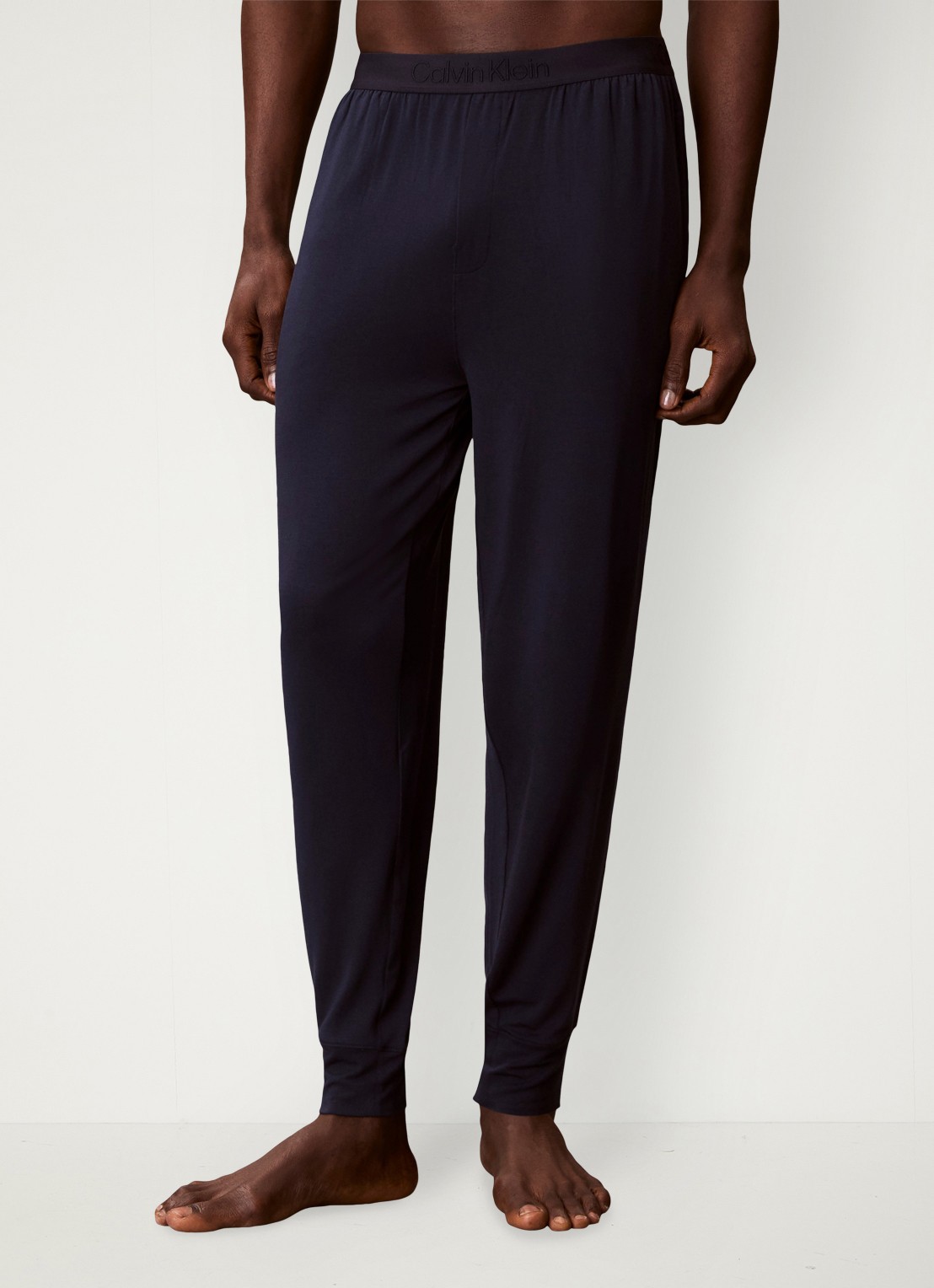 Calvin Klein Pyjamabroek met logoband - detail 2 petrol