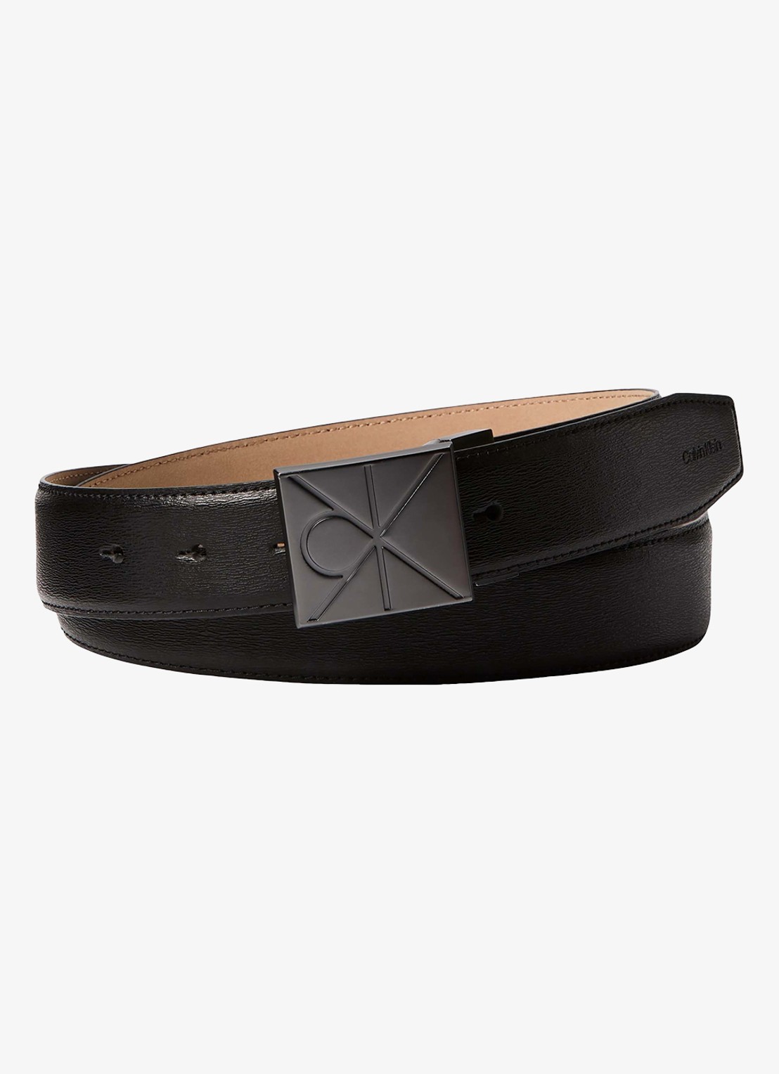 Calvin Klein Riem met logo - detail 3 zwart