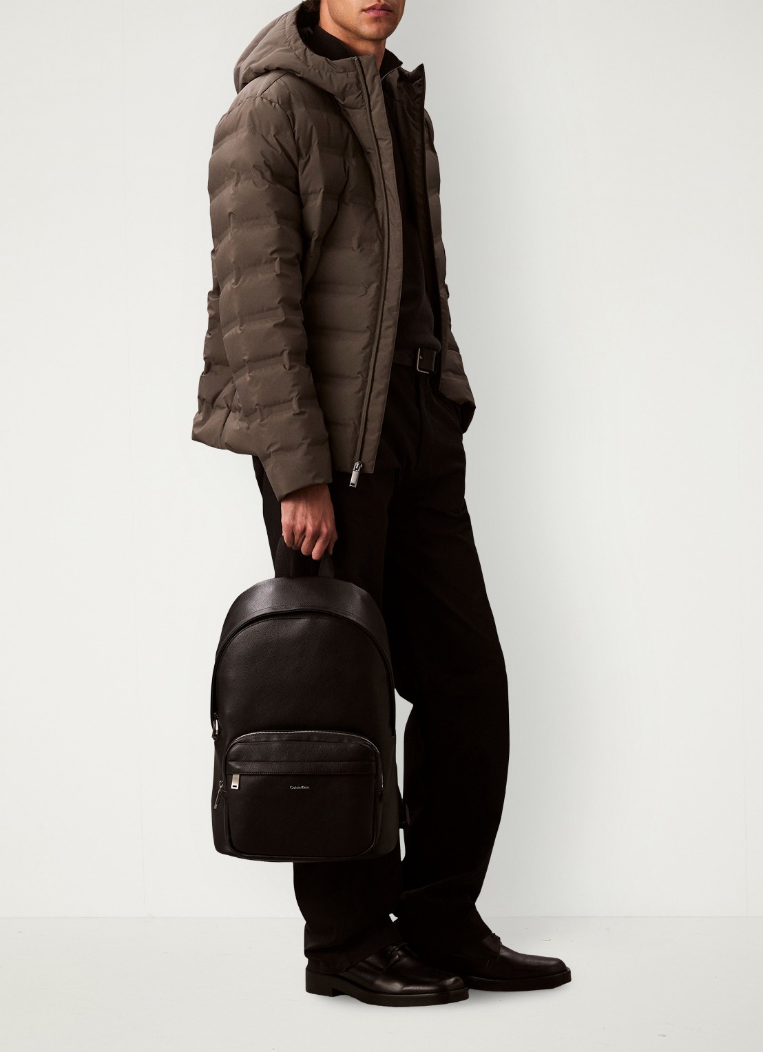 Calvin Klein Rugzak met laptopvak - voorkant 4 black-ub1 /  zwart