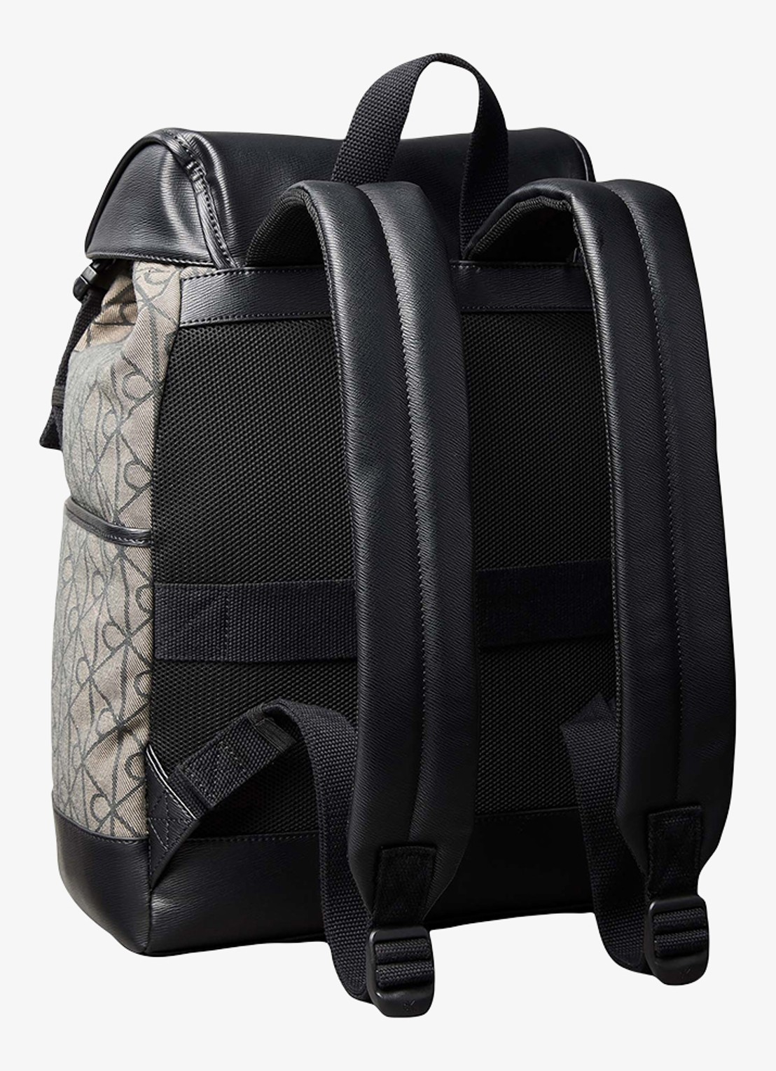 Calvin Klein Rugzak met logoprint - achterkant 4 lotus beige / black aop-7ul /  zwart