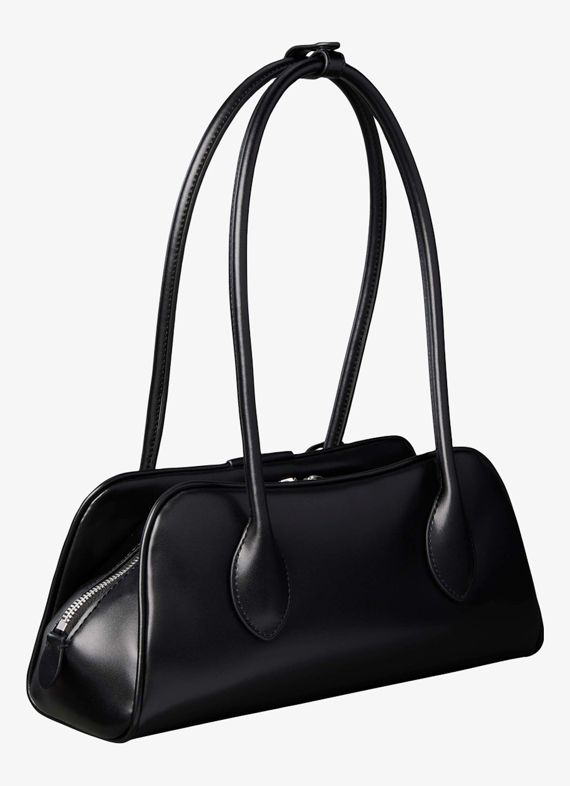Calvin Klein Schoudertas met logo - achterkant 5 black-ub1 /  zwart