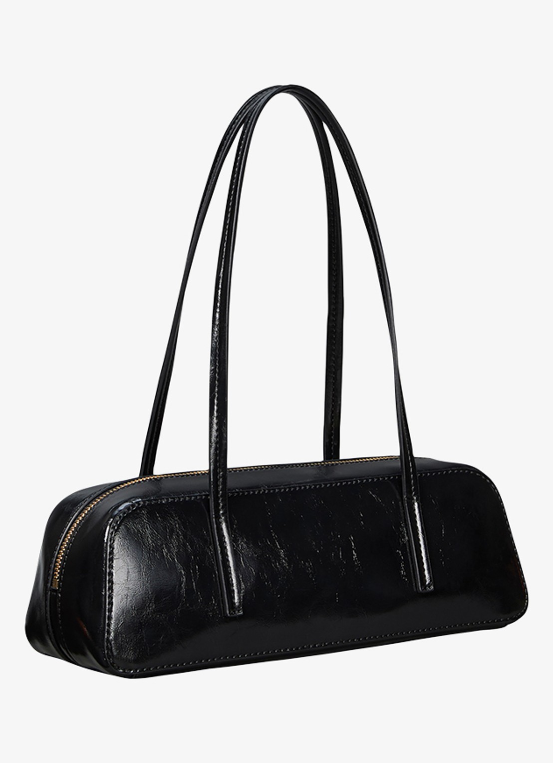 Calvin Klein Schoudertas met logo - voorkant zwart