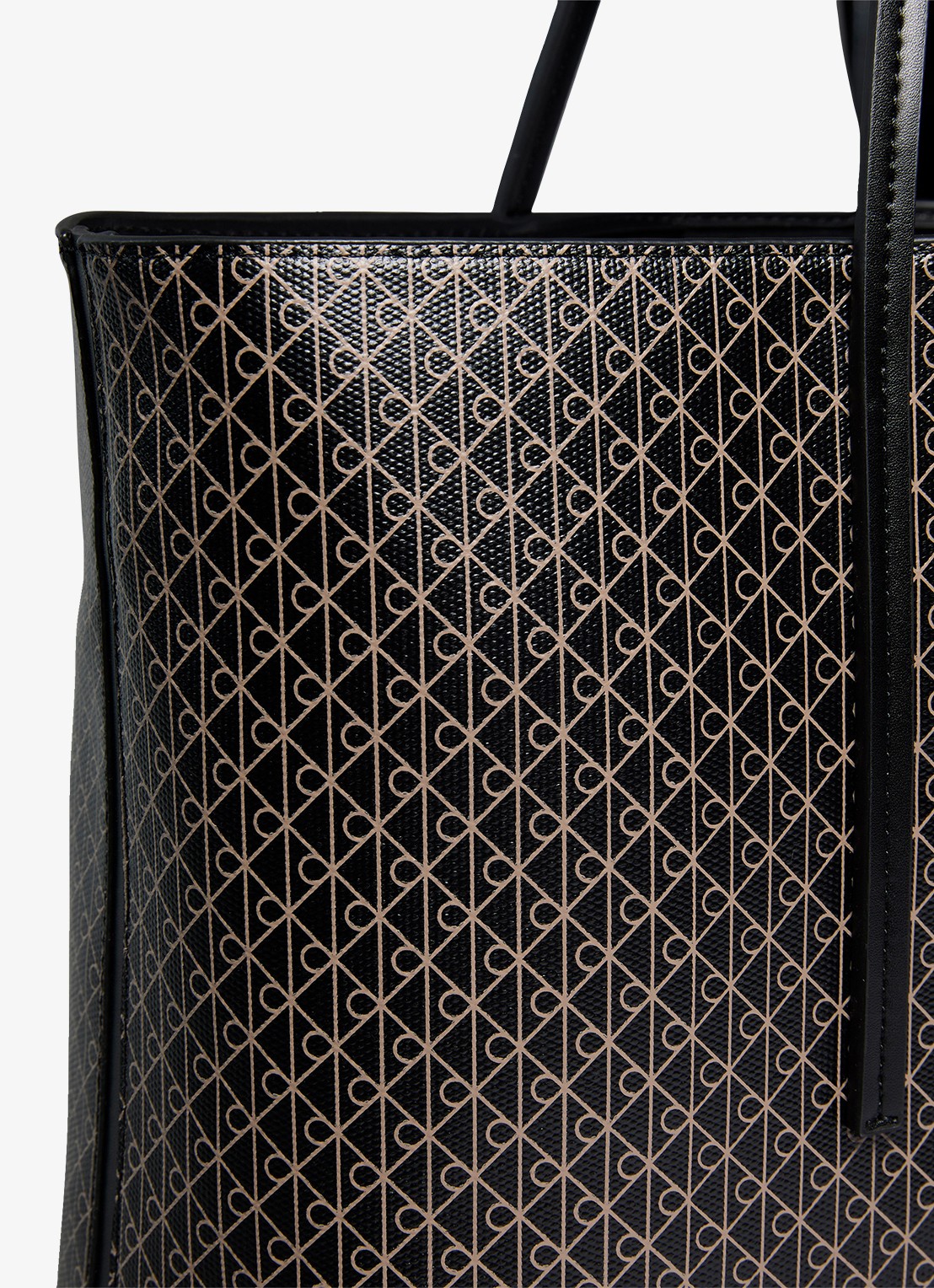 Calvin Klein Schoudertas met logoprint en uitneembaar etui - detail 4 zwart