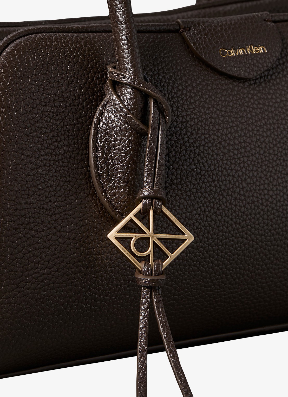 Calvin Klein Schoudertas met tasbedel - detail delicioso-bal /  bruin