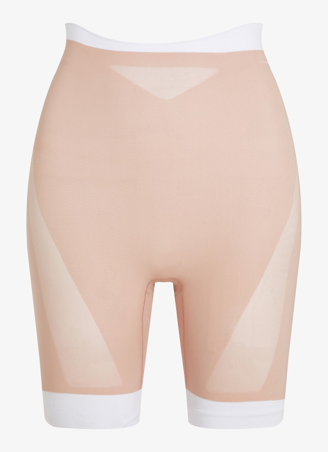 Calvin Klein Sculpt corrigerende short - voorkant 2 beige