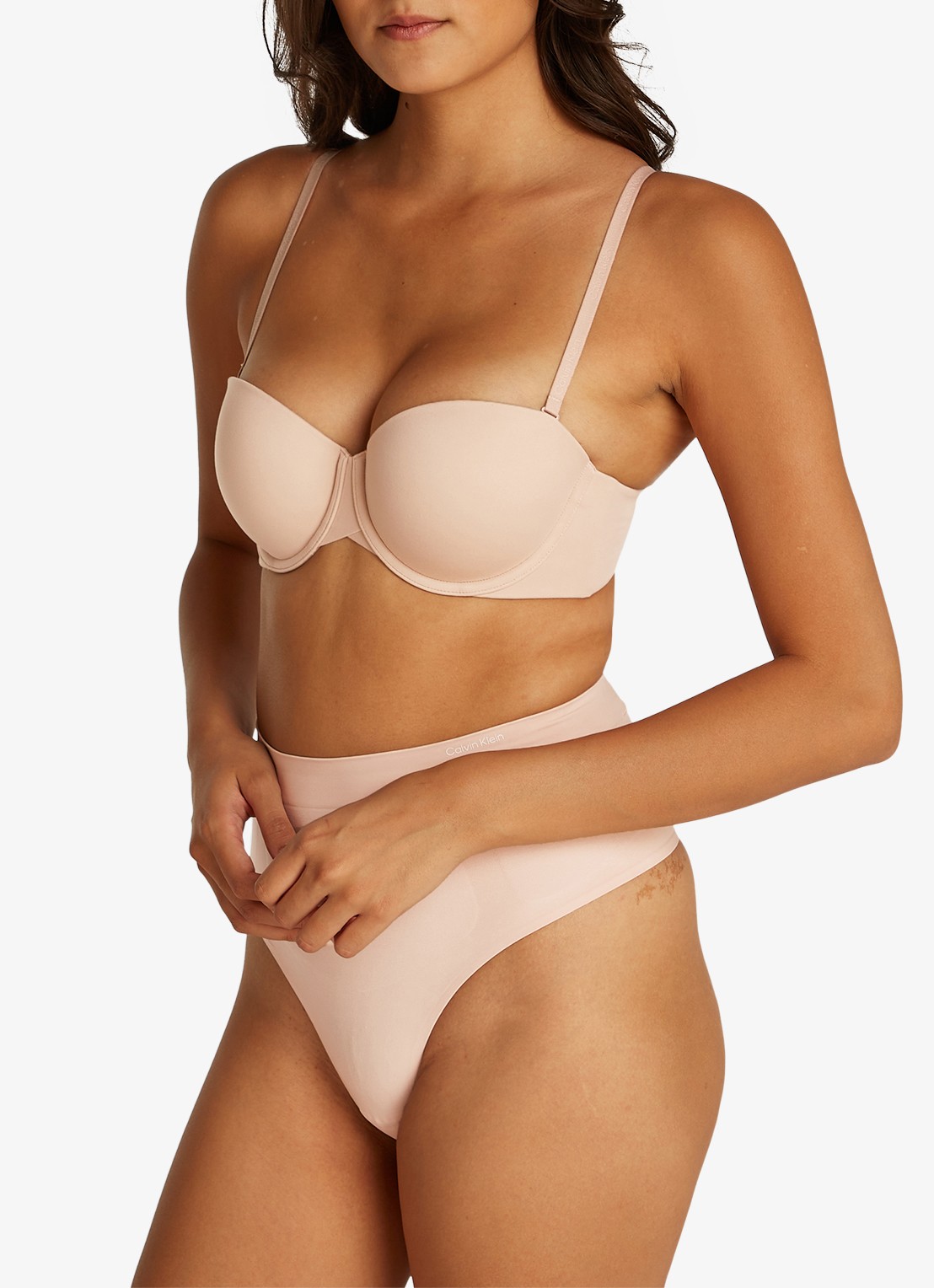 Calvin Klein Secure Sculpt high waisted corrigerende slip - detail 4 beige