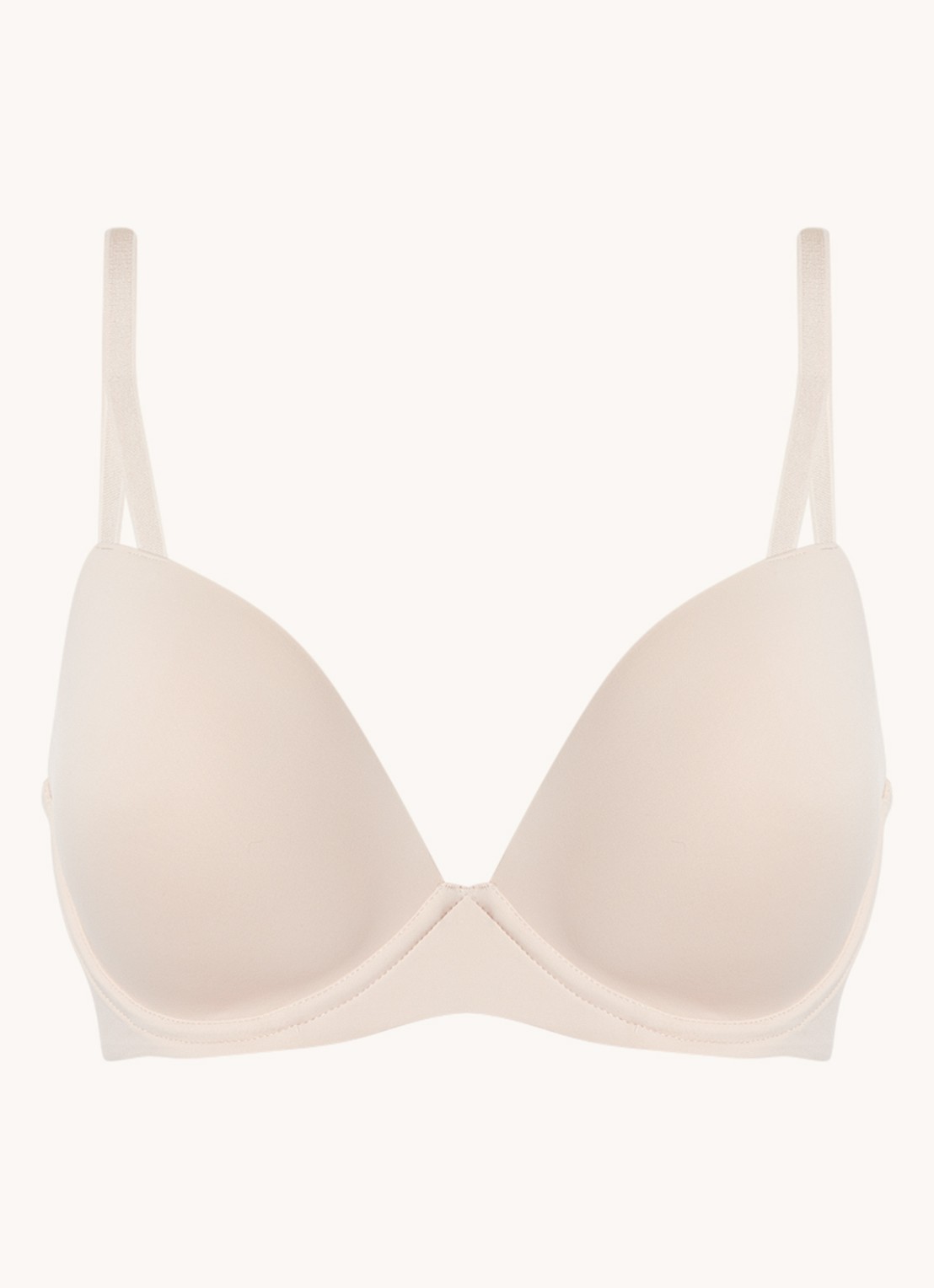Calvin Klein Seductive Comfort push-up bh - voorkant 2 beechwood-trn / roze