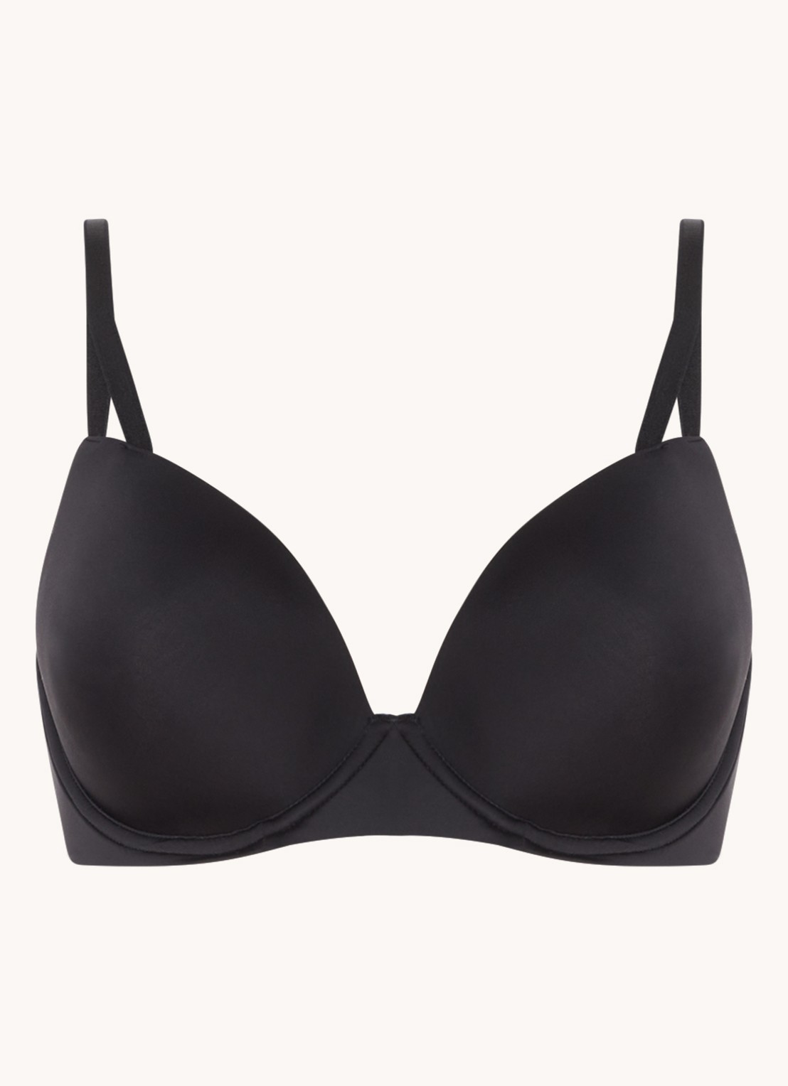 Calvin Klein Seductive Comfort push-up bh - voorkant 5 zwart