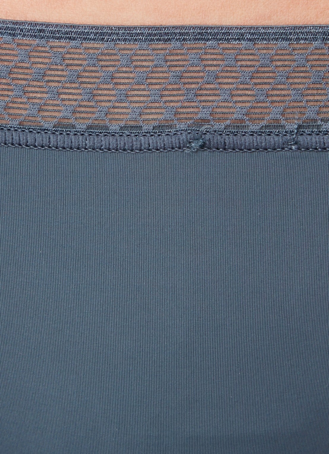 Calvin Klein Seductive Comfort string met kant - detail 2 petrolgroen