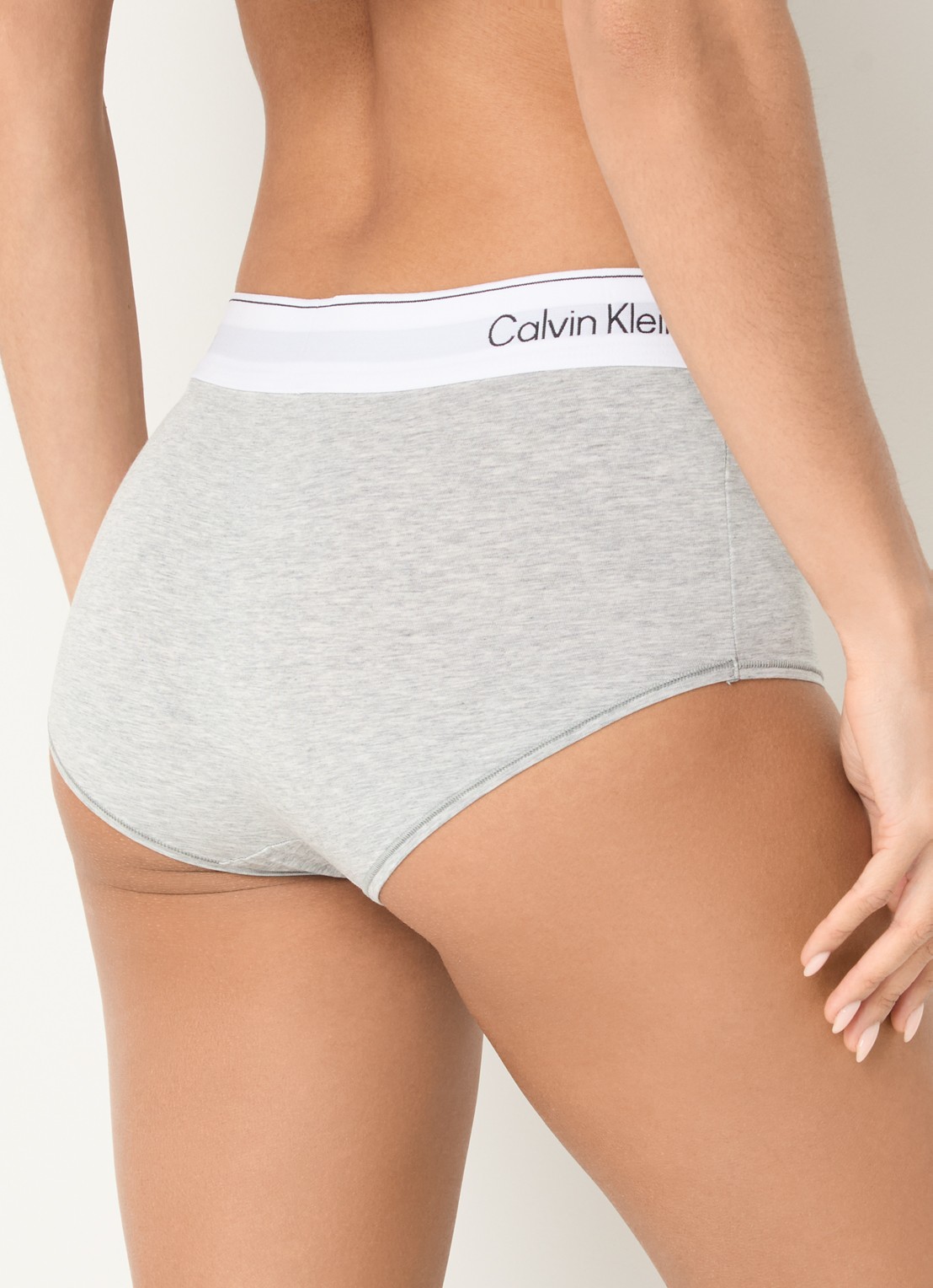 Calvin Klein Shorty met logoband - achterkant 9 grijs
